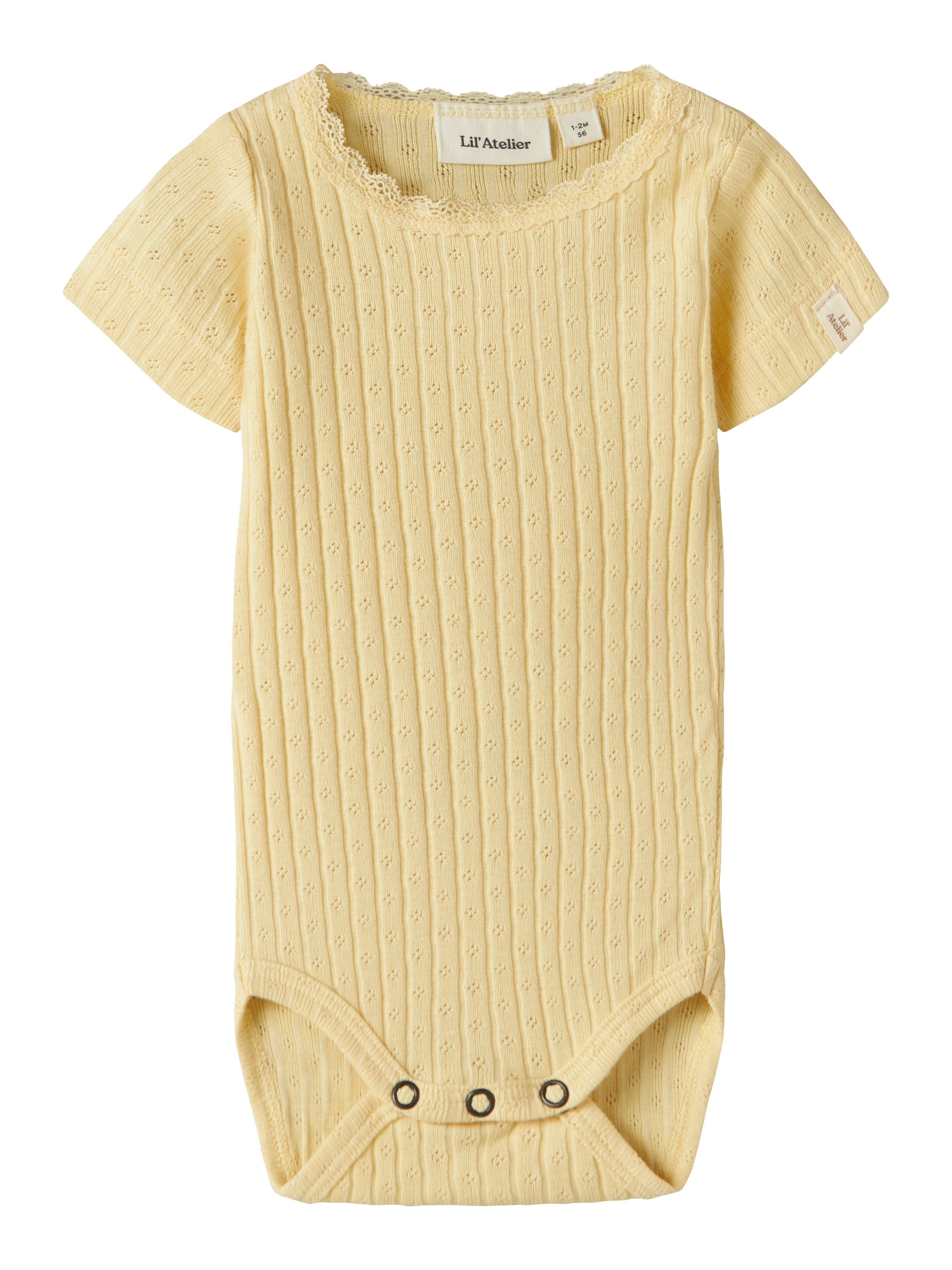 Lil Atelier Haldis Ss Slim Body - Sunlight -   Cm