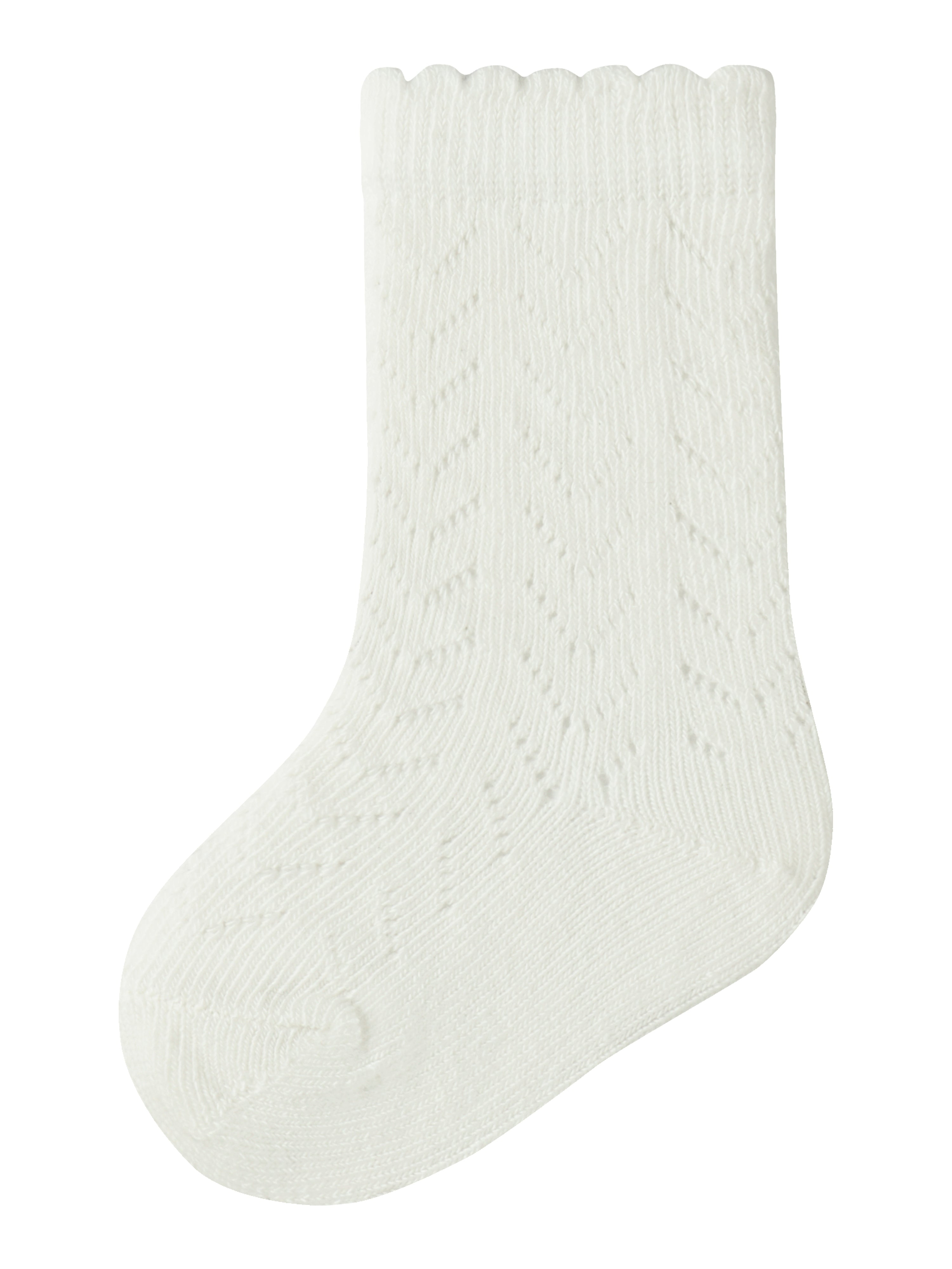 Lil Atelier Herda Knee Socks - Coconut Milk -