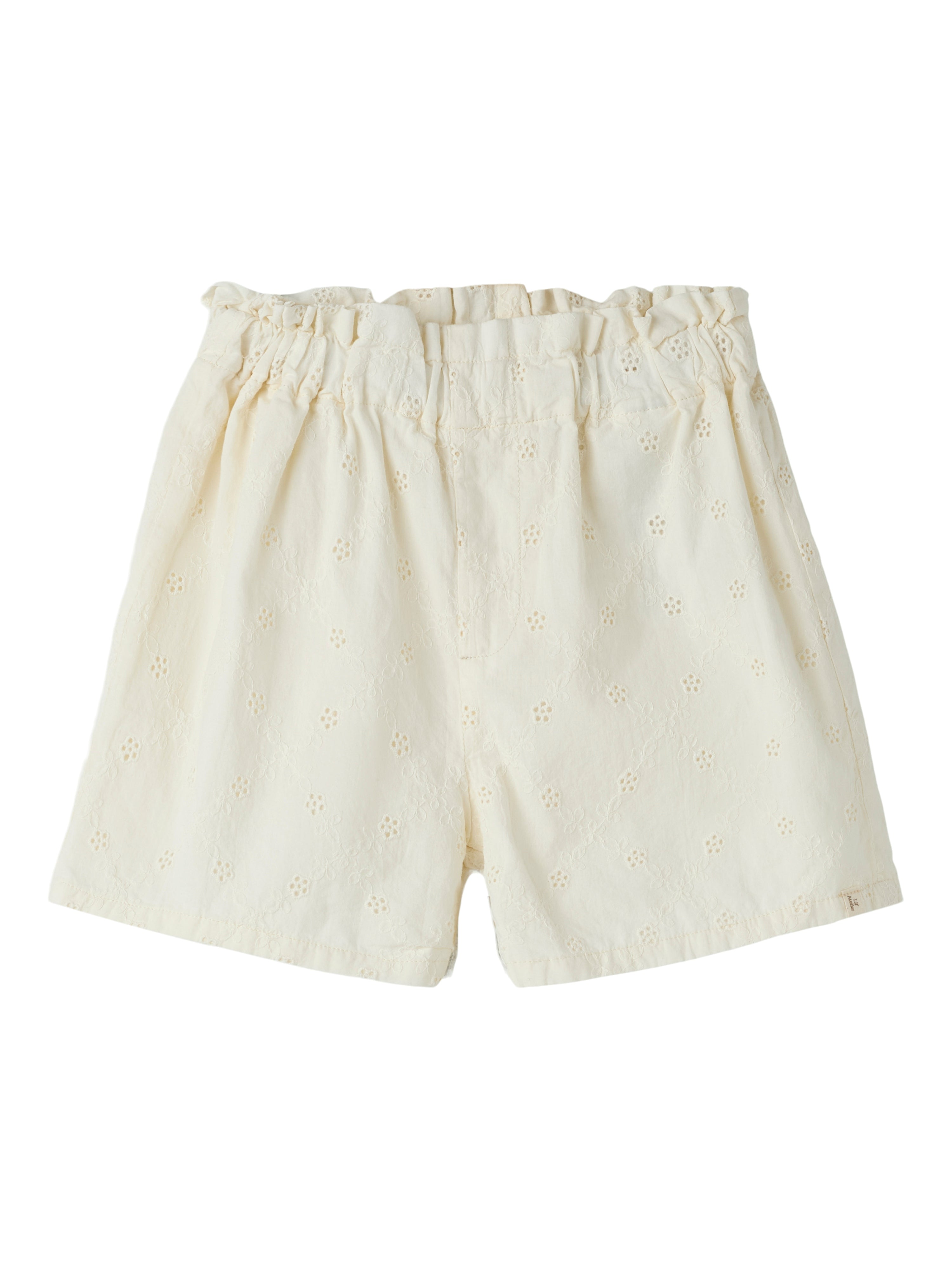 Lil Atelier Hosa - Loose Shorts - Coconut Milk -   Cm