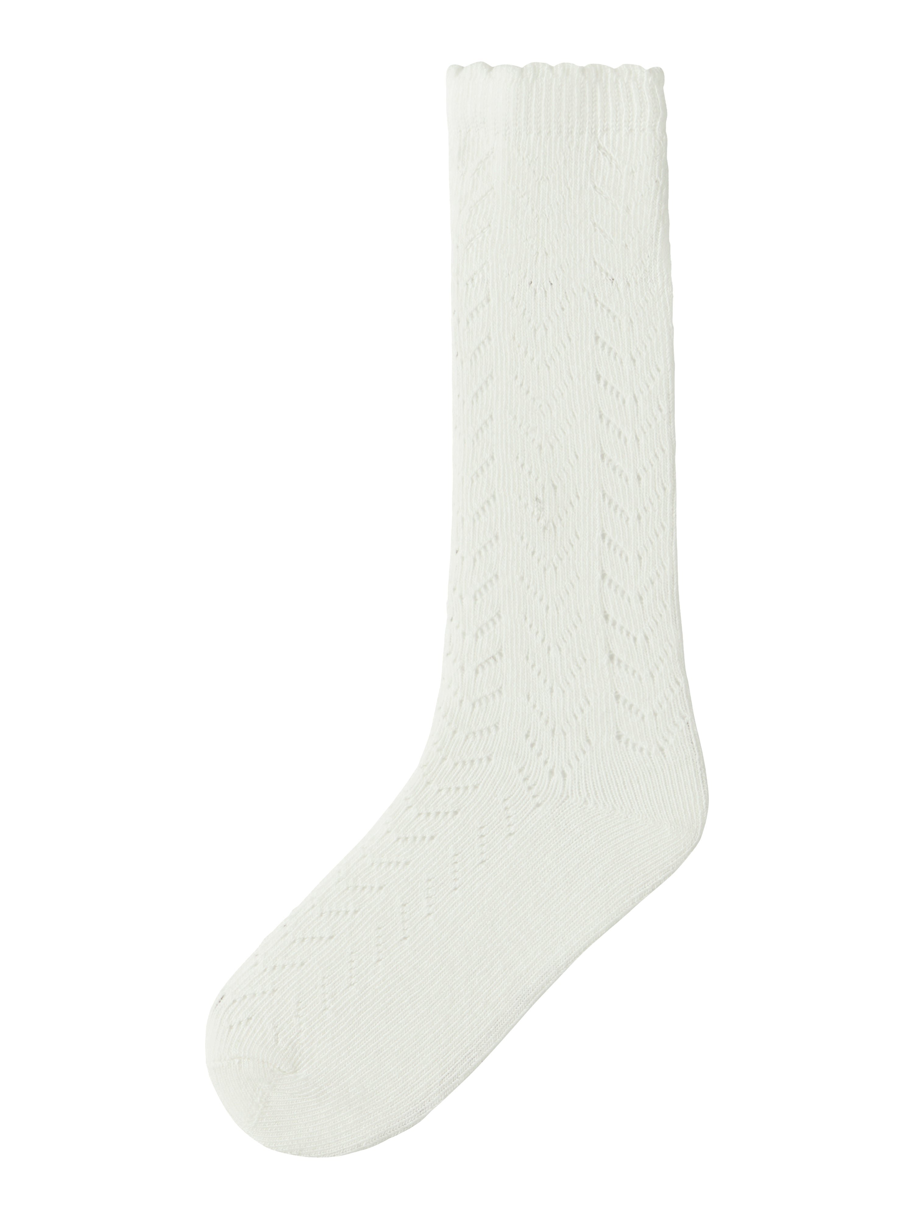 Lil Atelier Herda Knee Socks - Coconut Milk -