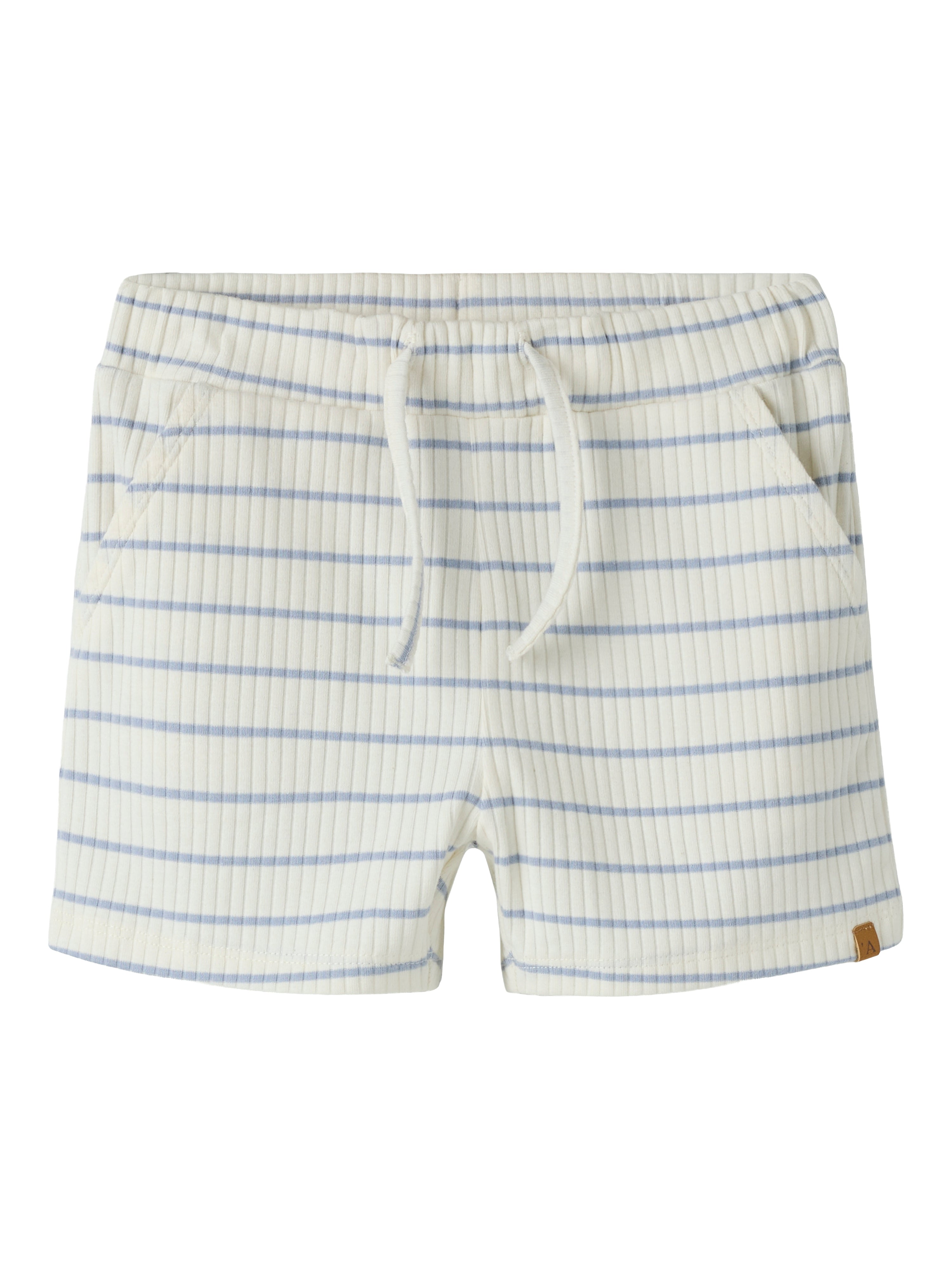 Lil Atelier Kail Shorts - Coconut Milk Zen Blue -   Cm