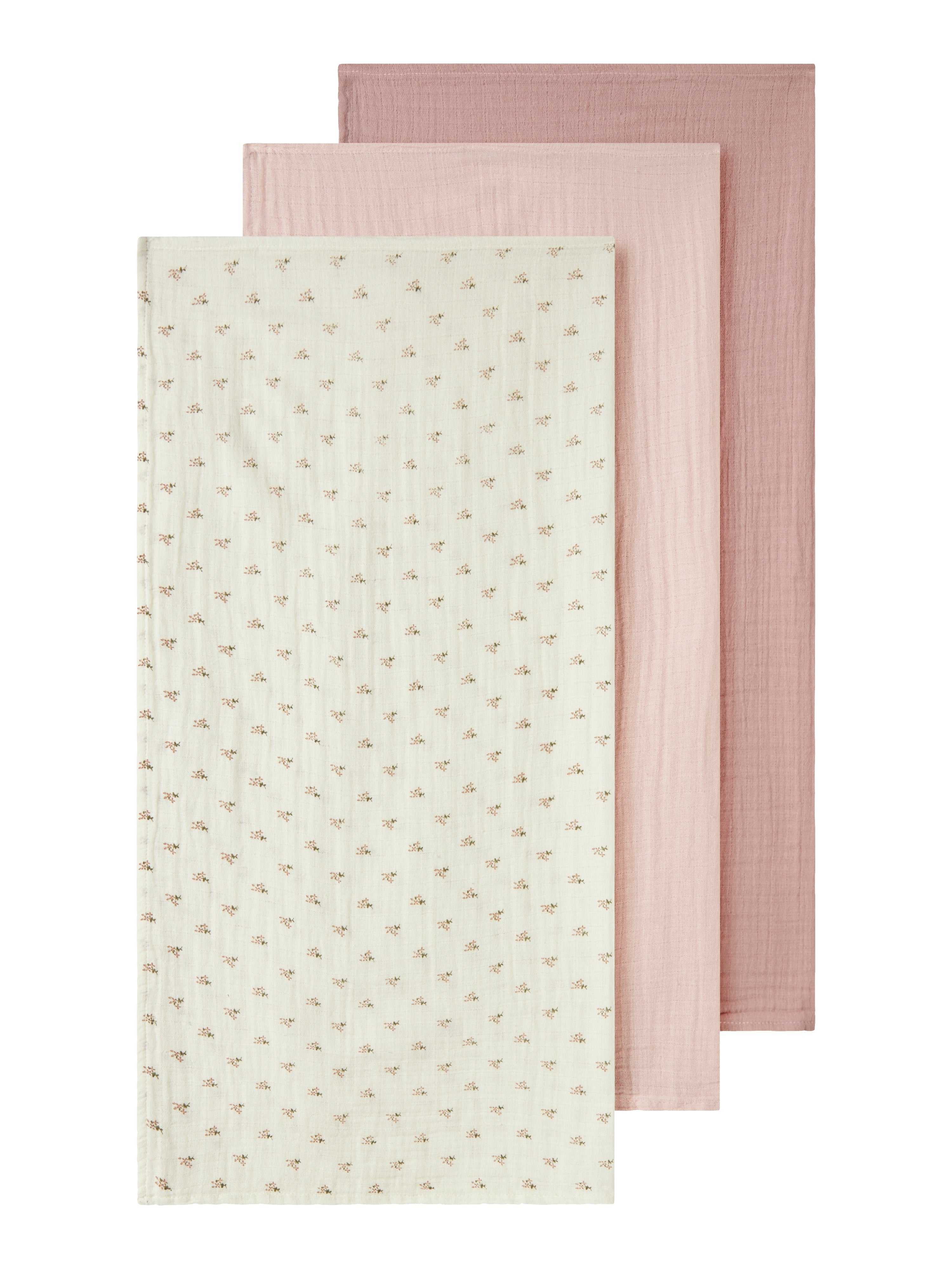 Lil Atelier Isleys   Pak Nappies - Coconut Milk Peach Whip  Misty Rose