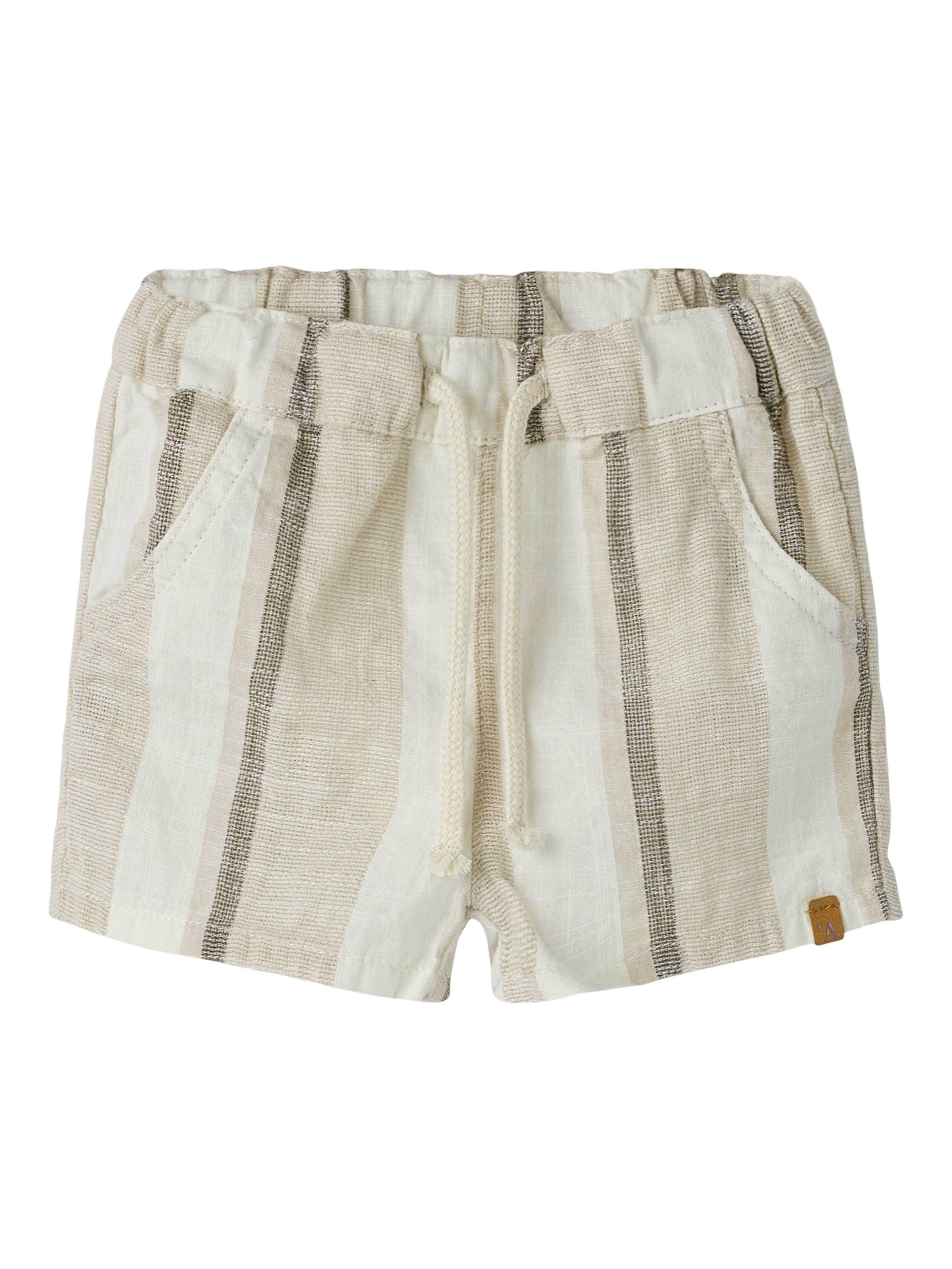 Lil Atelier Fibert Loose Shorts - Coconut Milk -   Cm