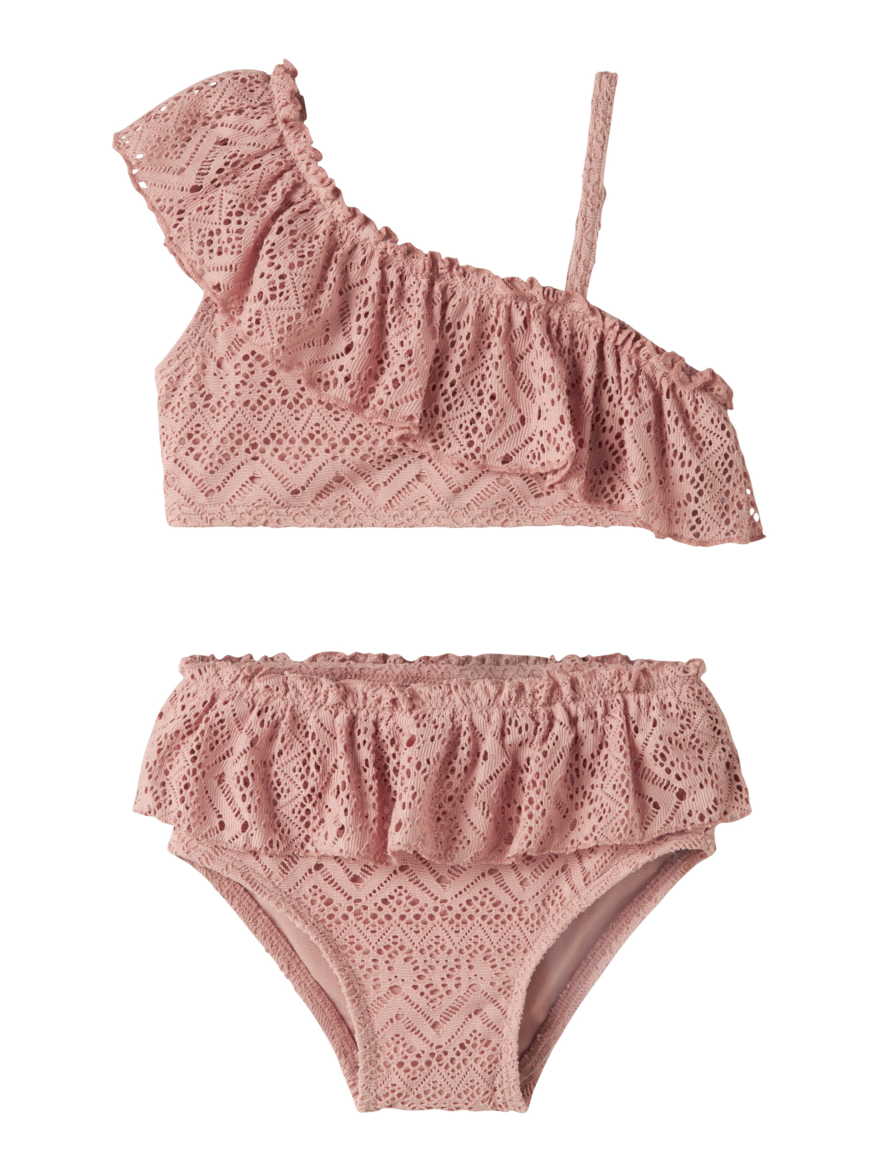 Lil Atelier Feline Swim Set - Misty Rose -   Cm