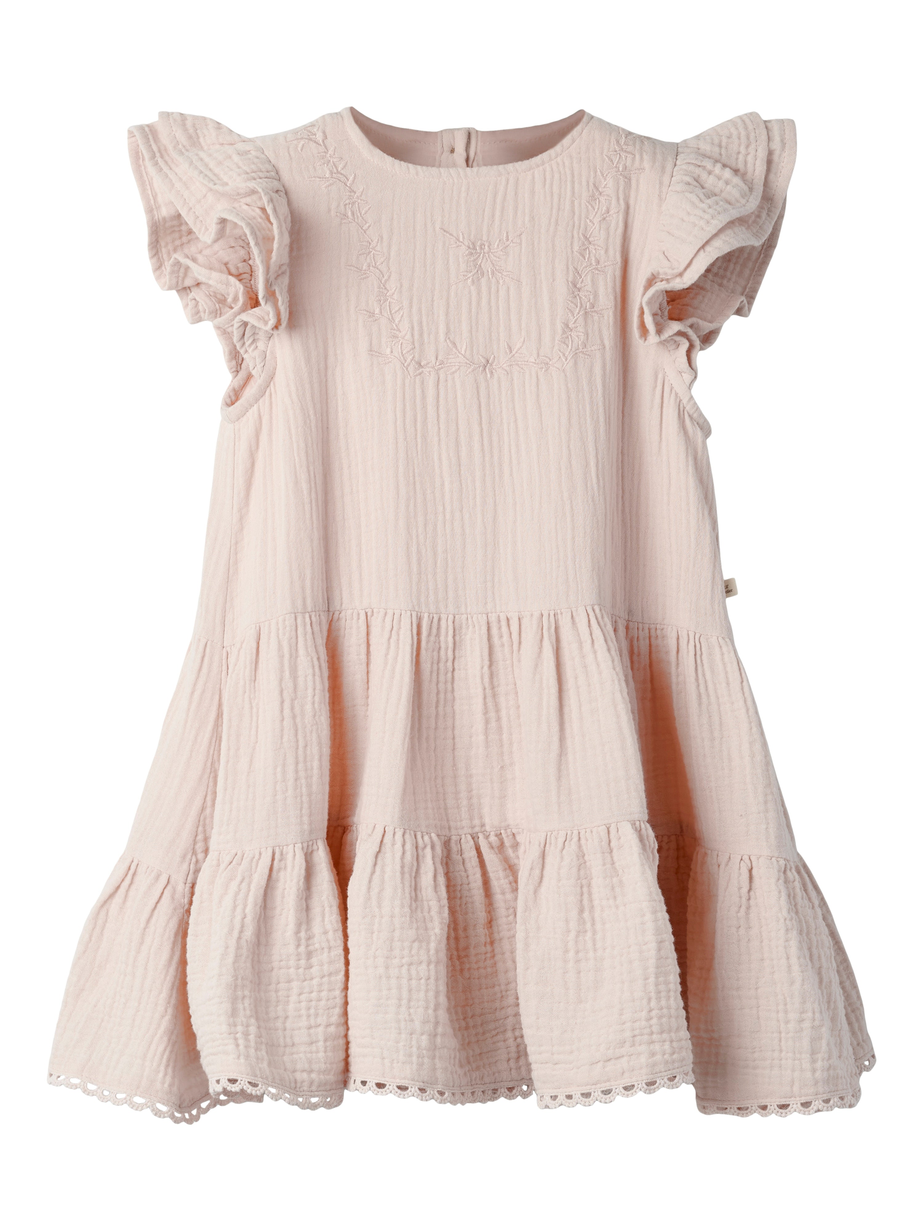 Lil Atelier Fulina Ss Loose Dress - Peach Whip -   Cm