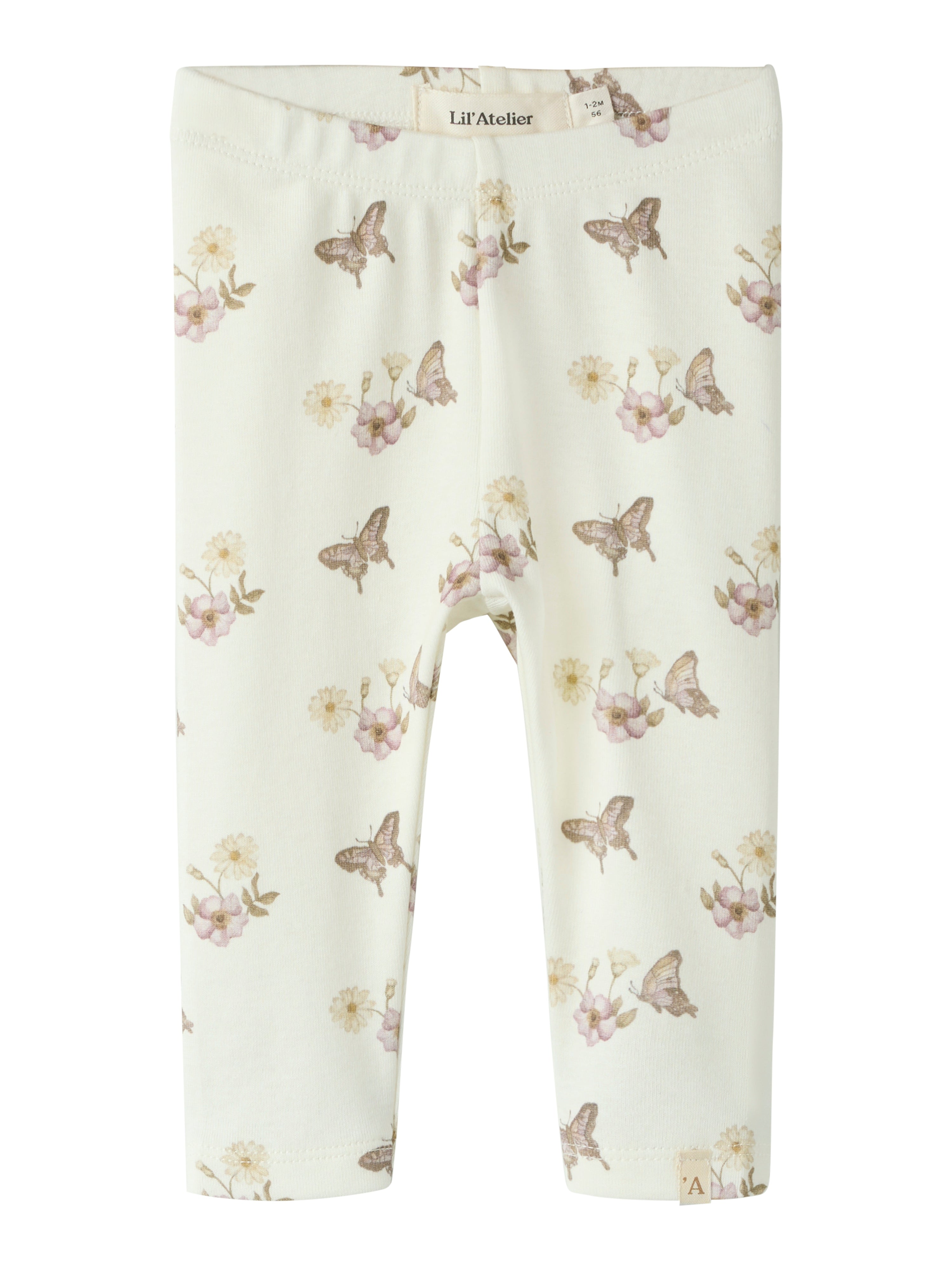 Lil Atelier Layo See Leggings - Coconut Milk Flower -   Cm
