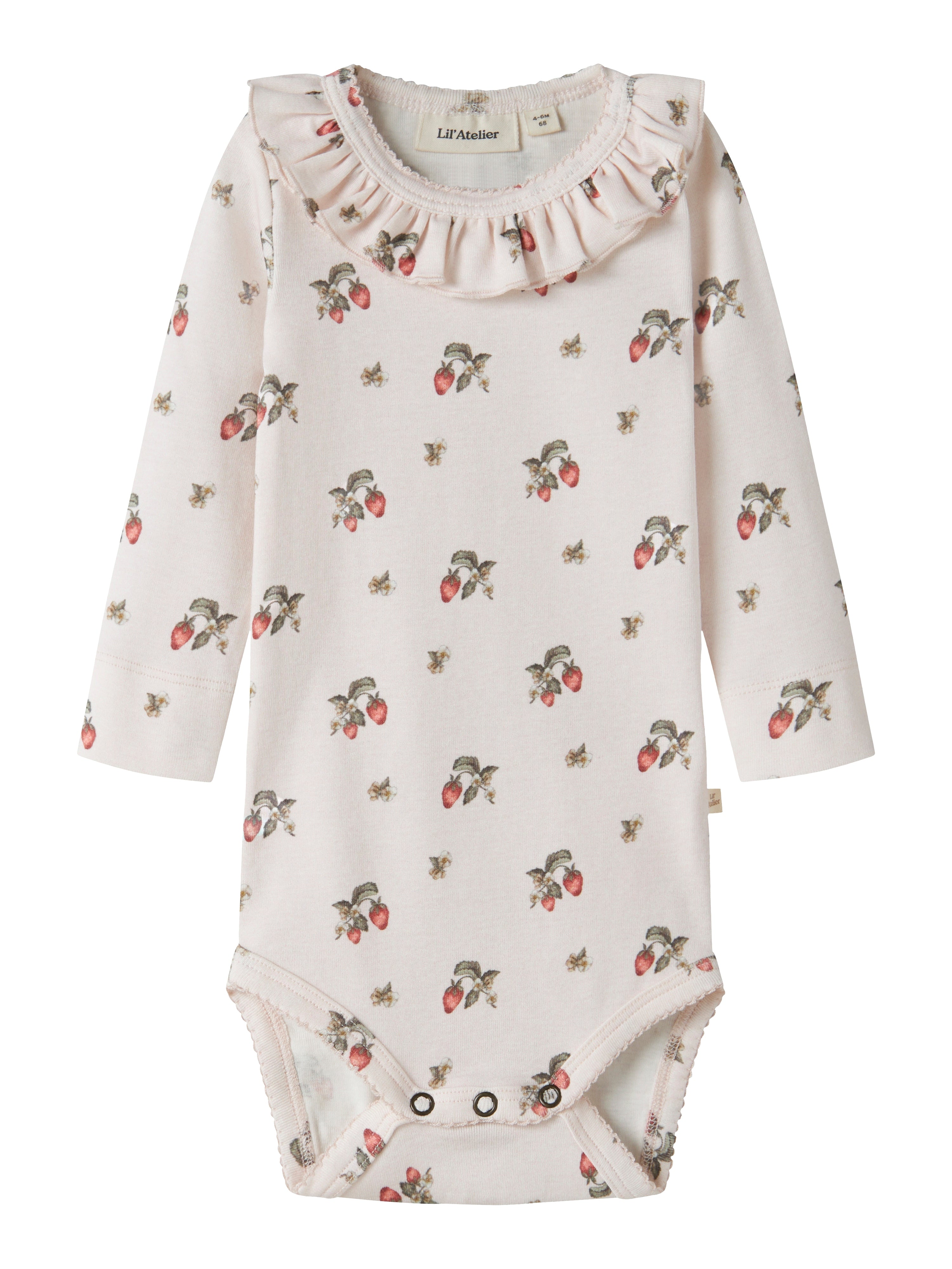 Lil Atelier Gayo Sio Ls Slim Body - Morganite Strawberry -   Cm