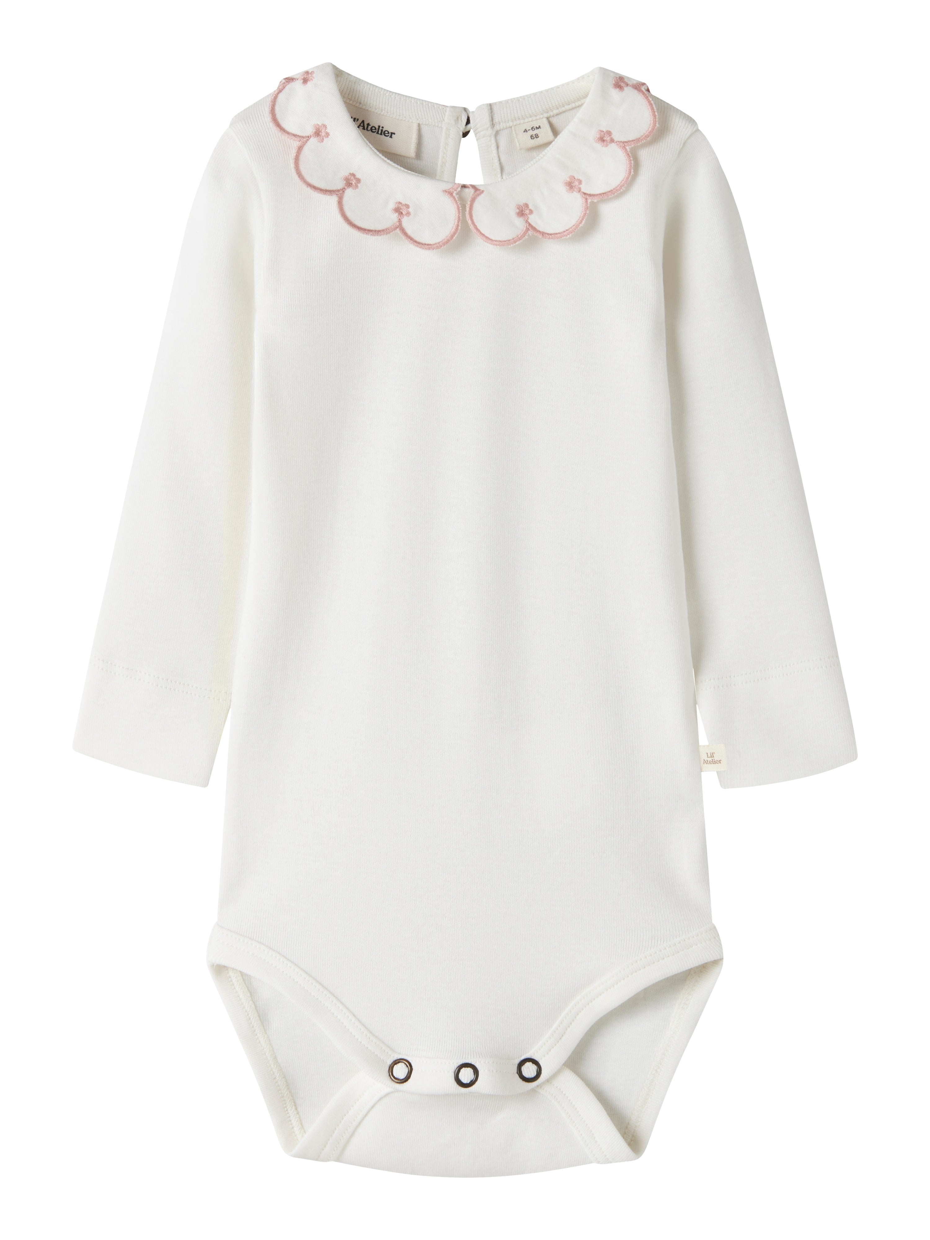 Lil Atelier Fundo Ls Slim Body - Coconut Milk Rose Tan -   Cm