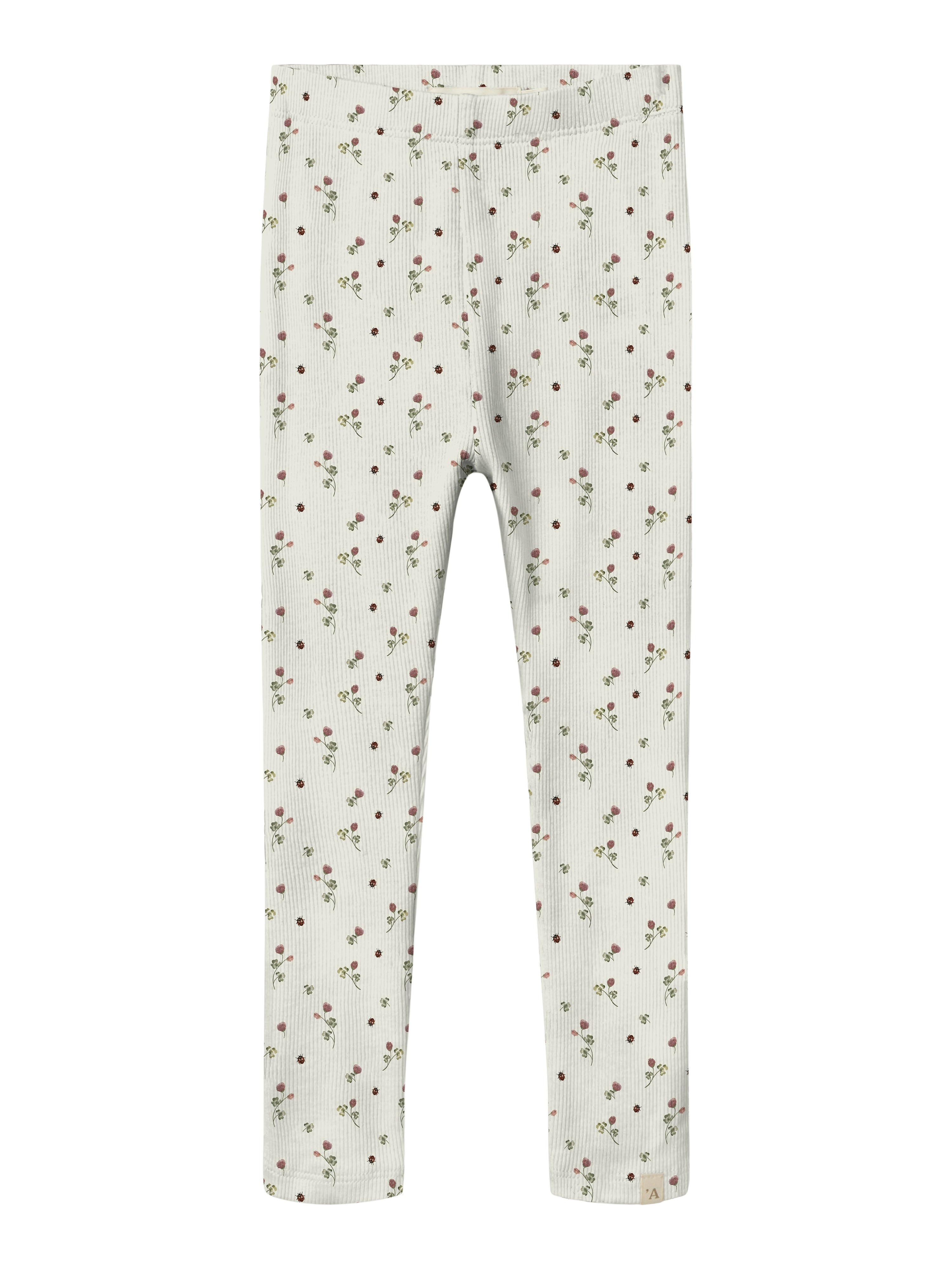 Lil Atelier Lavo Elf Leggings – Turtledove Clover på udsalg!