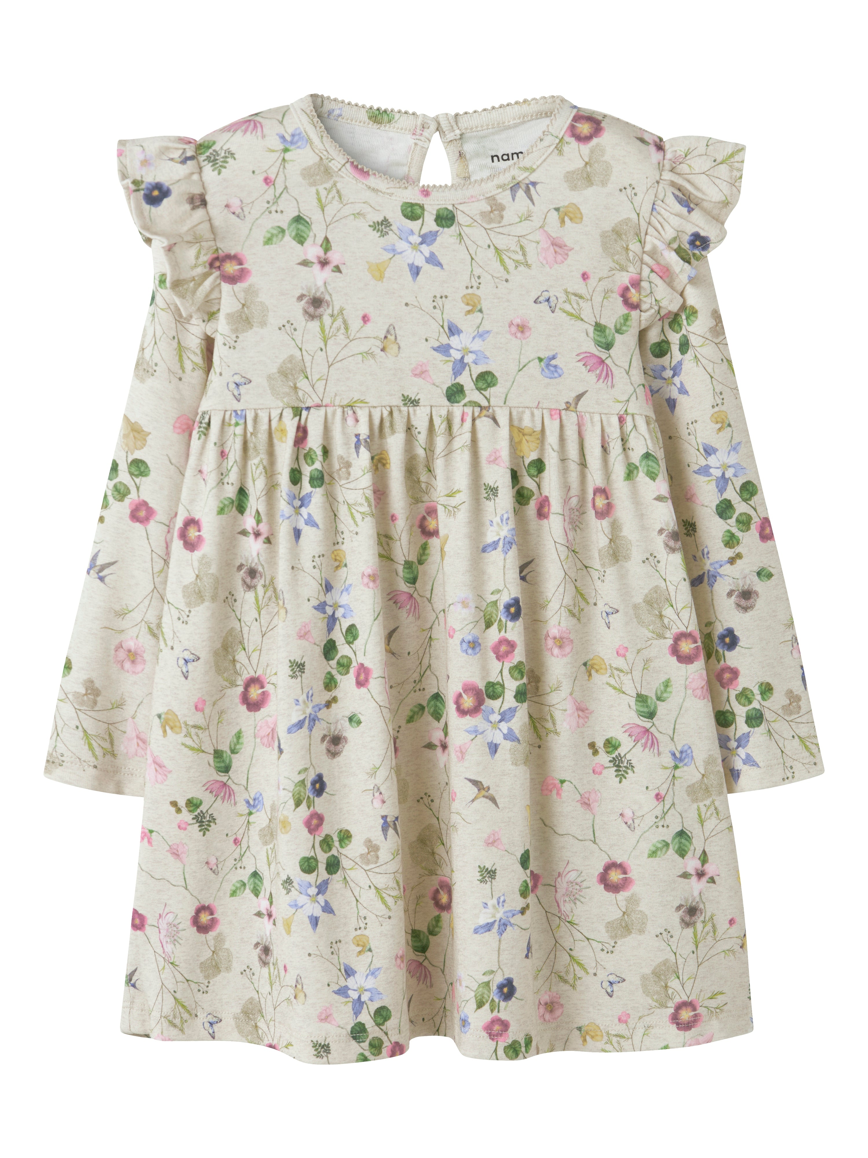Name It Falca Ls Dress - Peyote Melange -   Cm