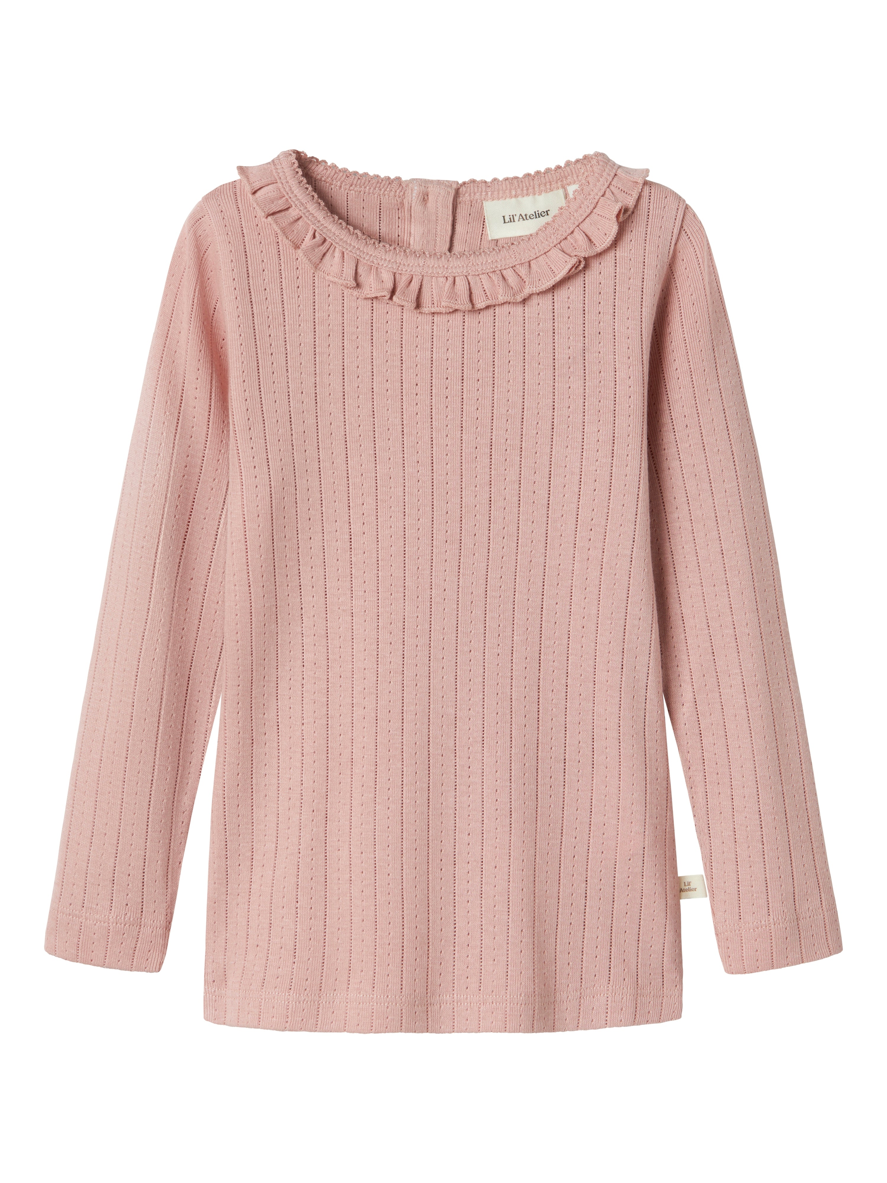 Lil Atelier Rachel Nis Slim Bluse - Misty Rose Tilbud