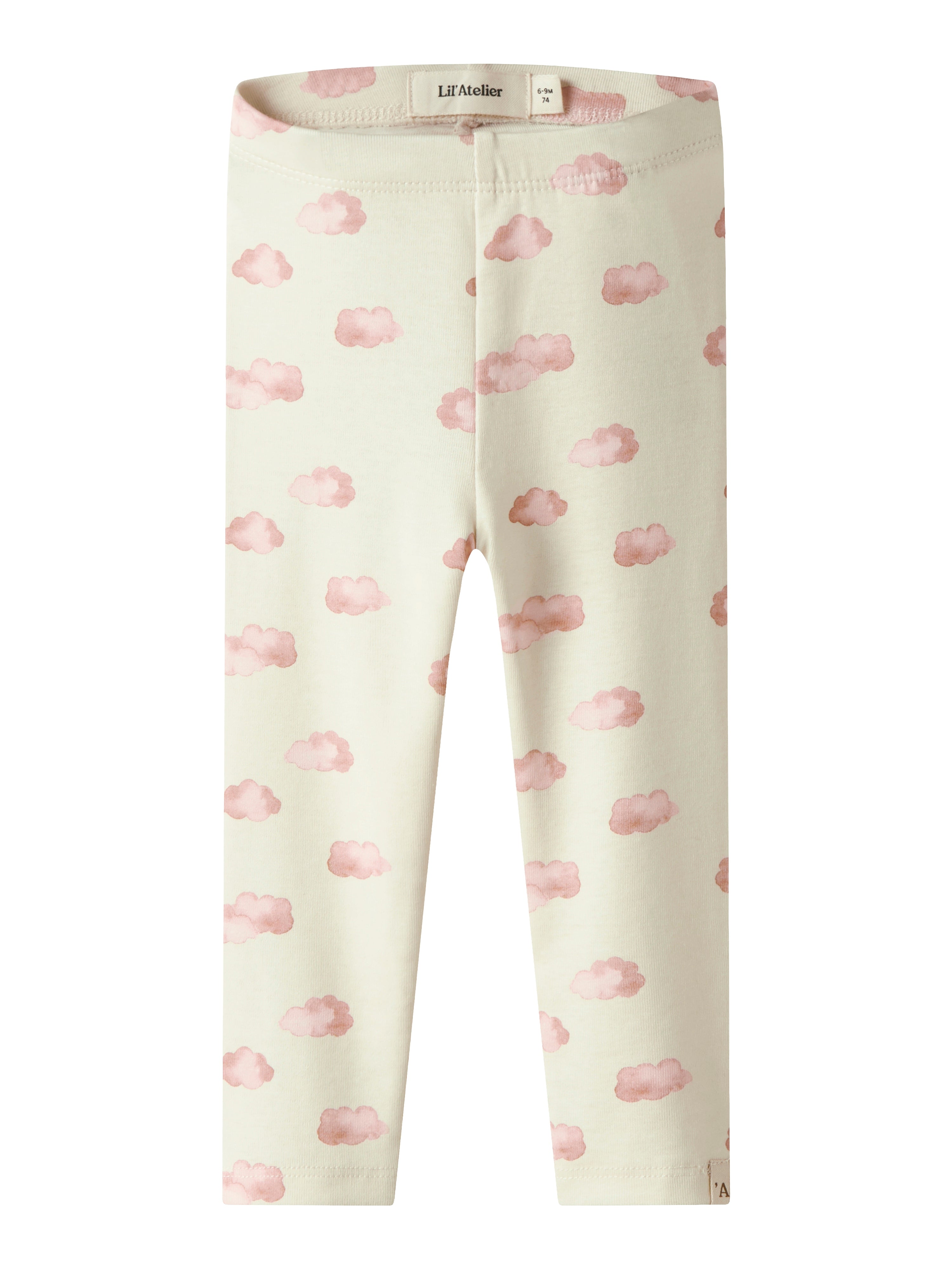 Lil Atelier Layo Kim Leggings – Lyserøde Skyer til Børn