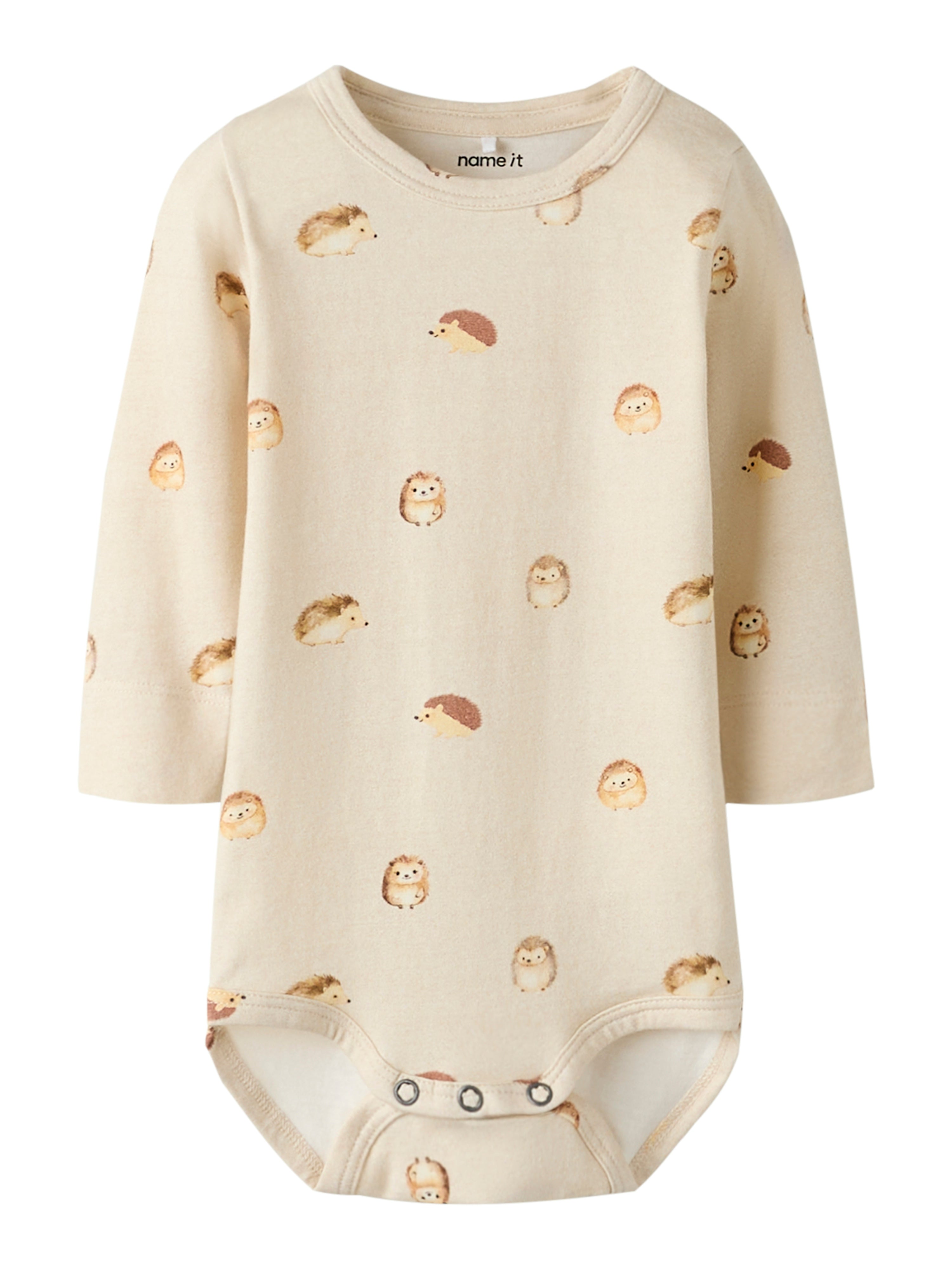 Name It Nille Body - Peyote Melange med Pindsvin