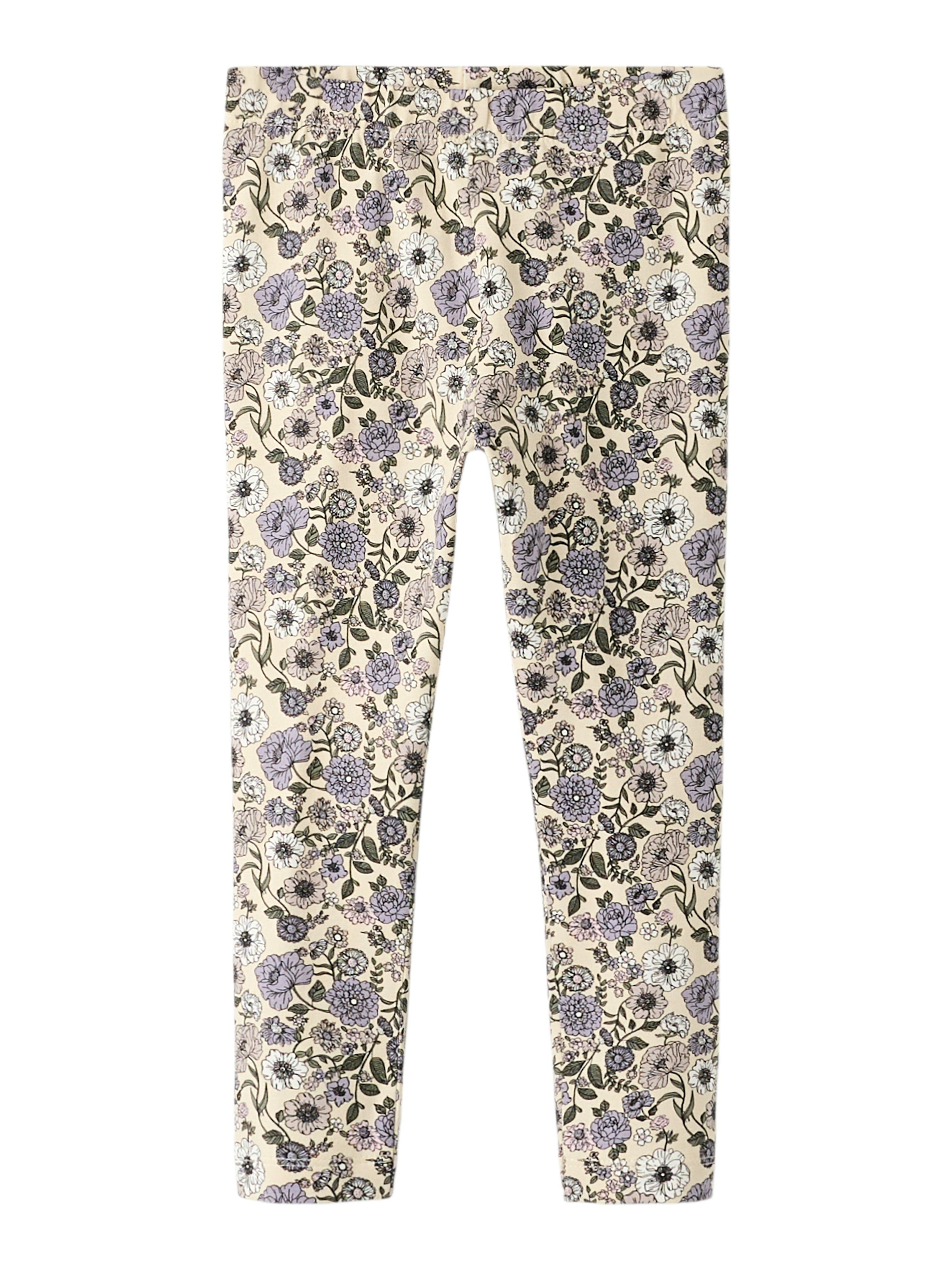 Name It Nikala Leggings - Blomsterprint til Piger