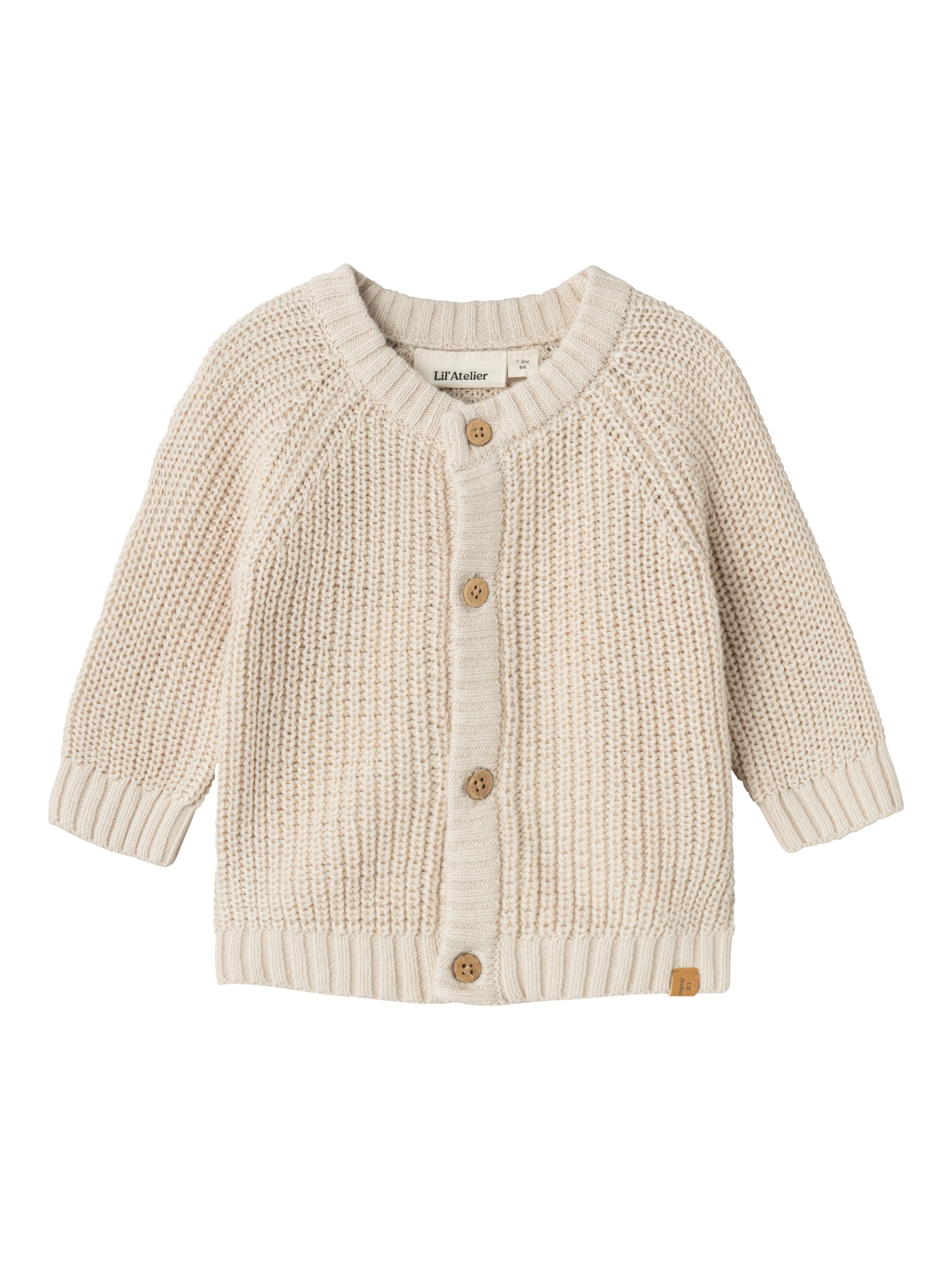 Lil Atelier Emlen Lin Strik Cardigan - Uovertruffen Komfort