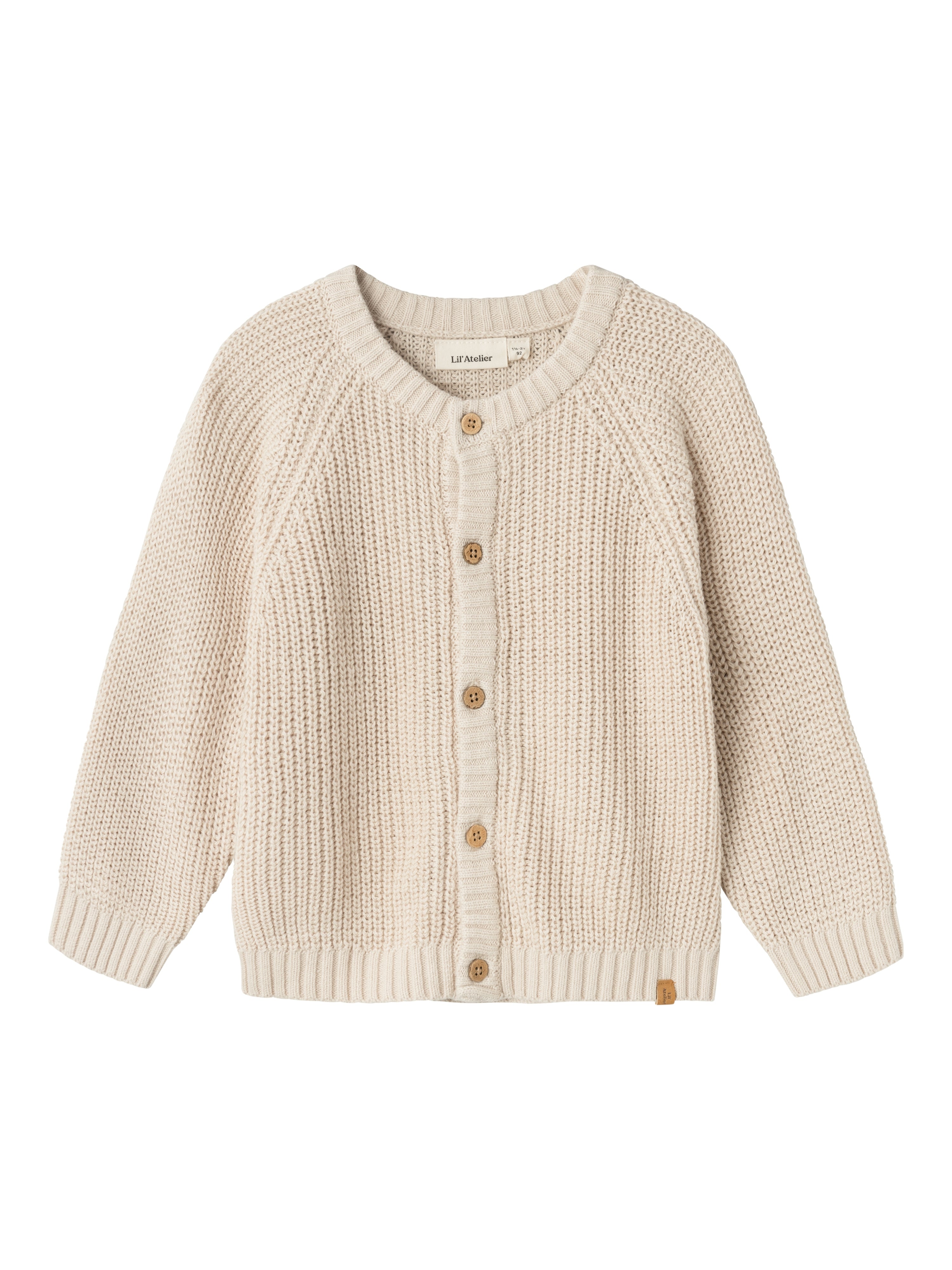 Lil Atelier Emlen Lin Strik Cardigan - Fantastisk Udsalg!