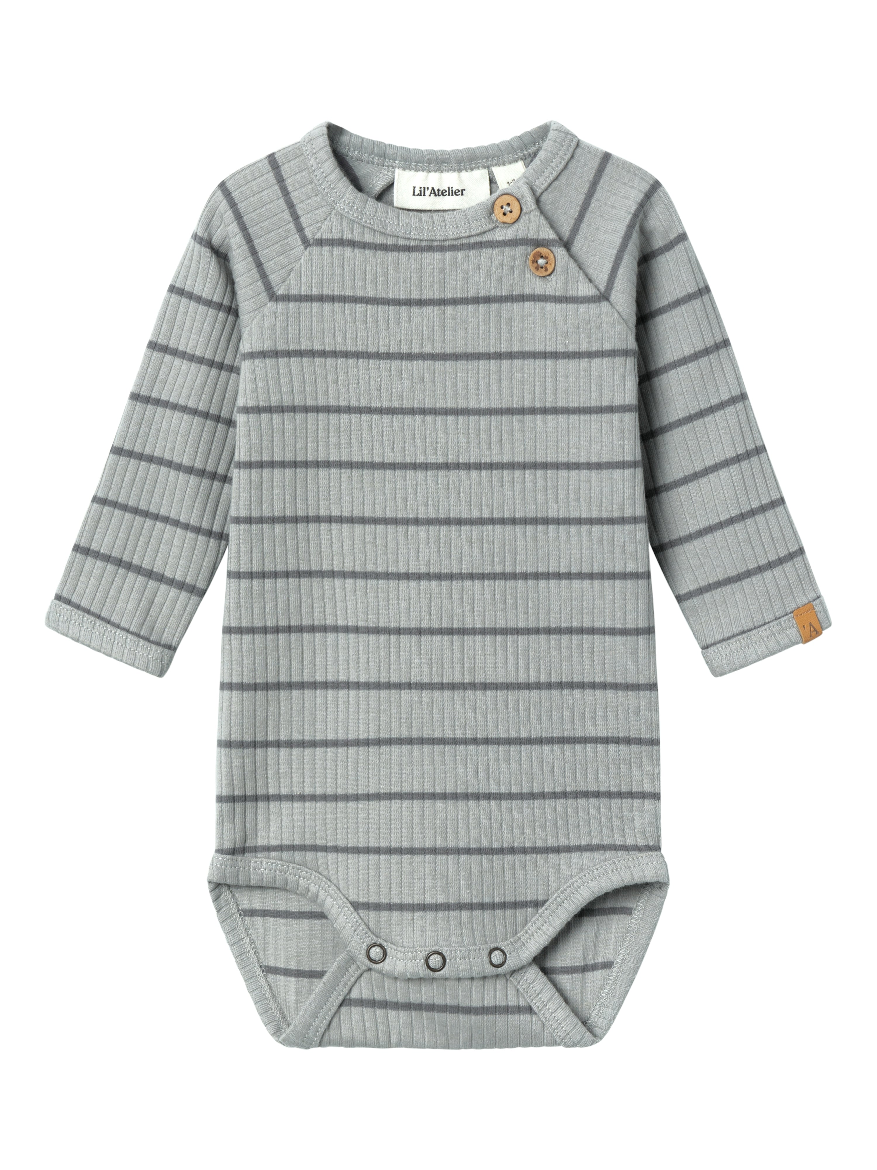 Lil Atelier Kail Body - Limestone - Blød Komfort til Baby