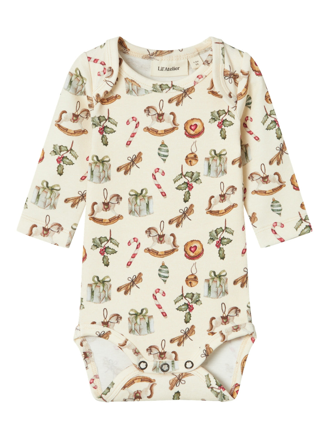 Lil Atelier Gio Slim Body - Turtledove - Julegave