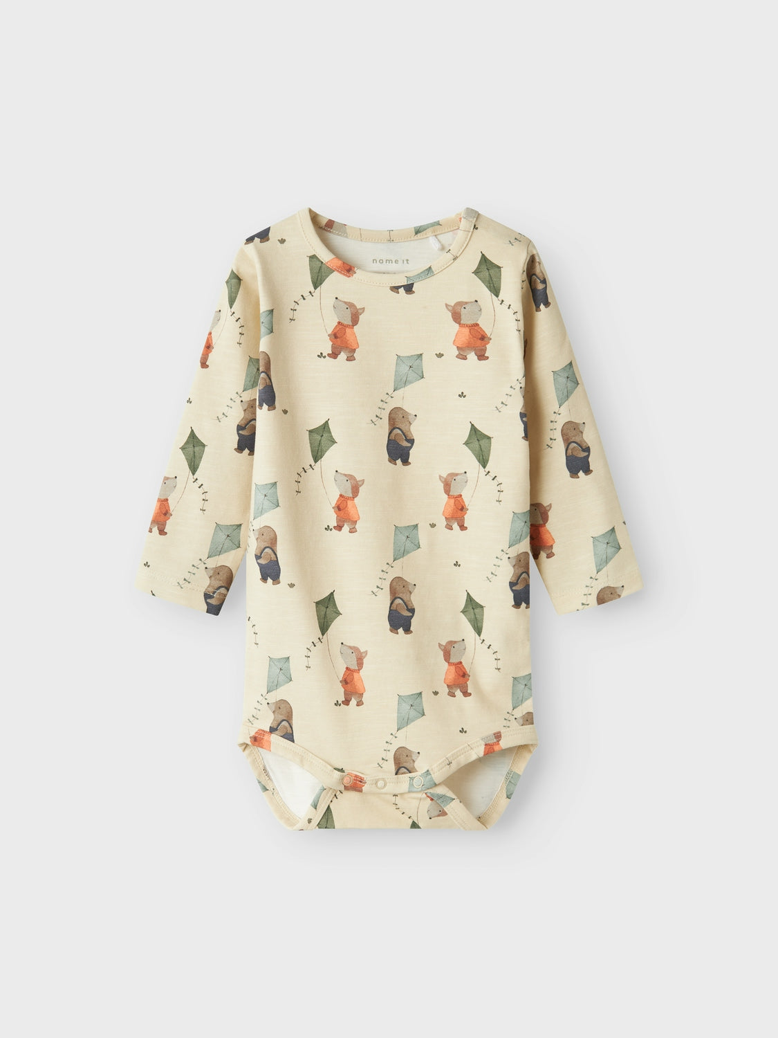 Name It Nixon Body - Sommer Sand med Dyreprint til Baby