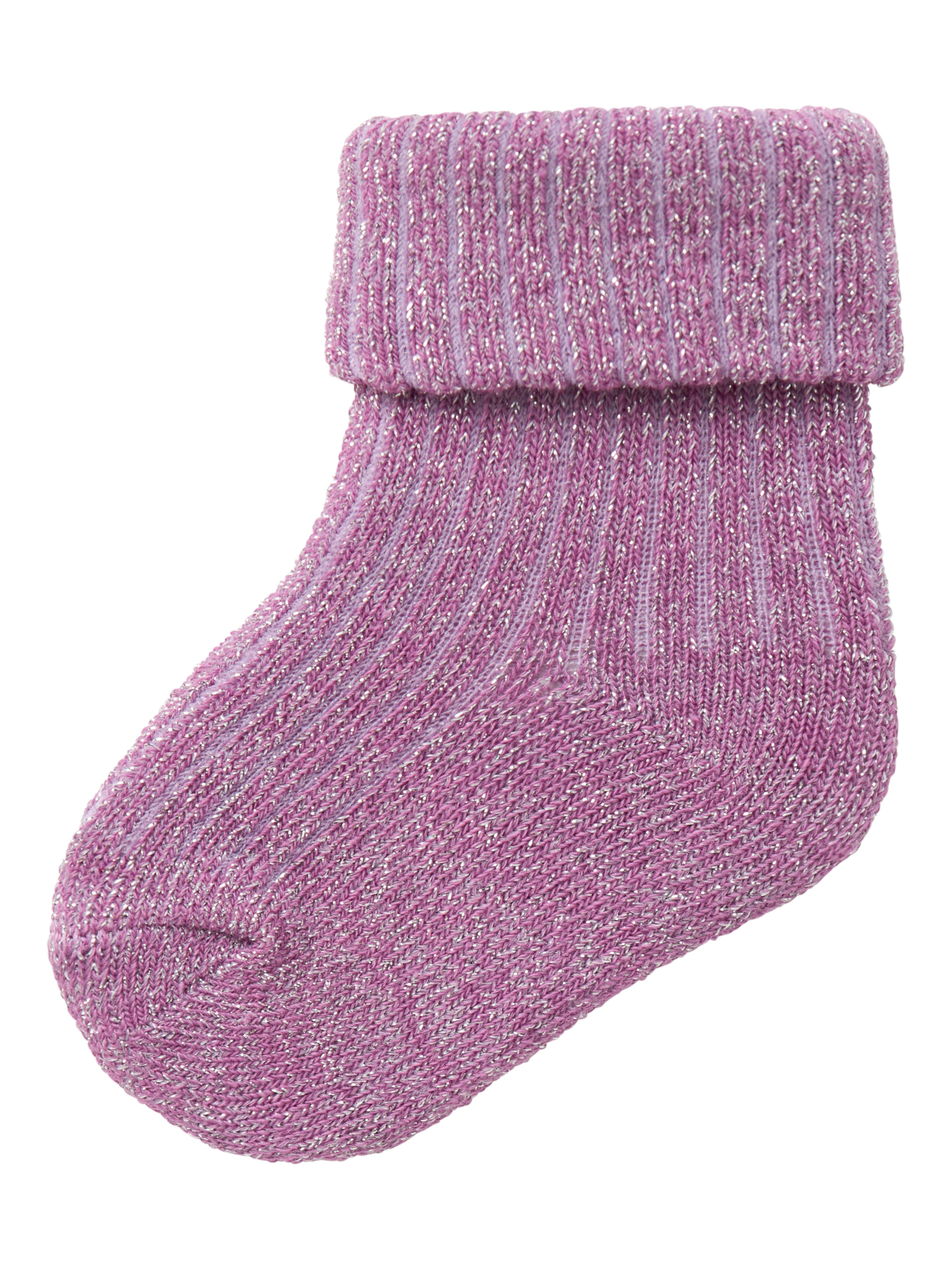 Name It Nobba Glitter Babysokker – Mauve Orchid – Tilbud!