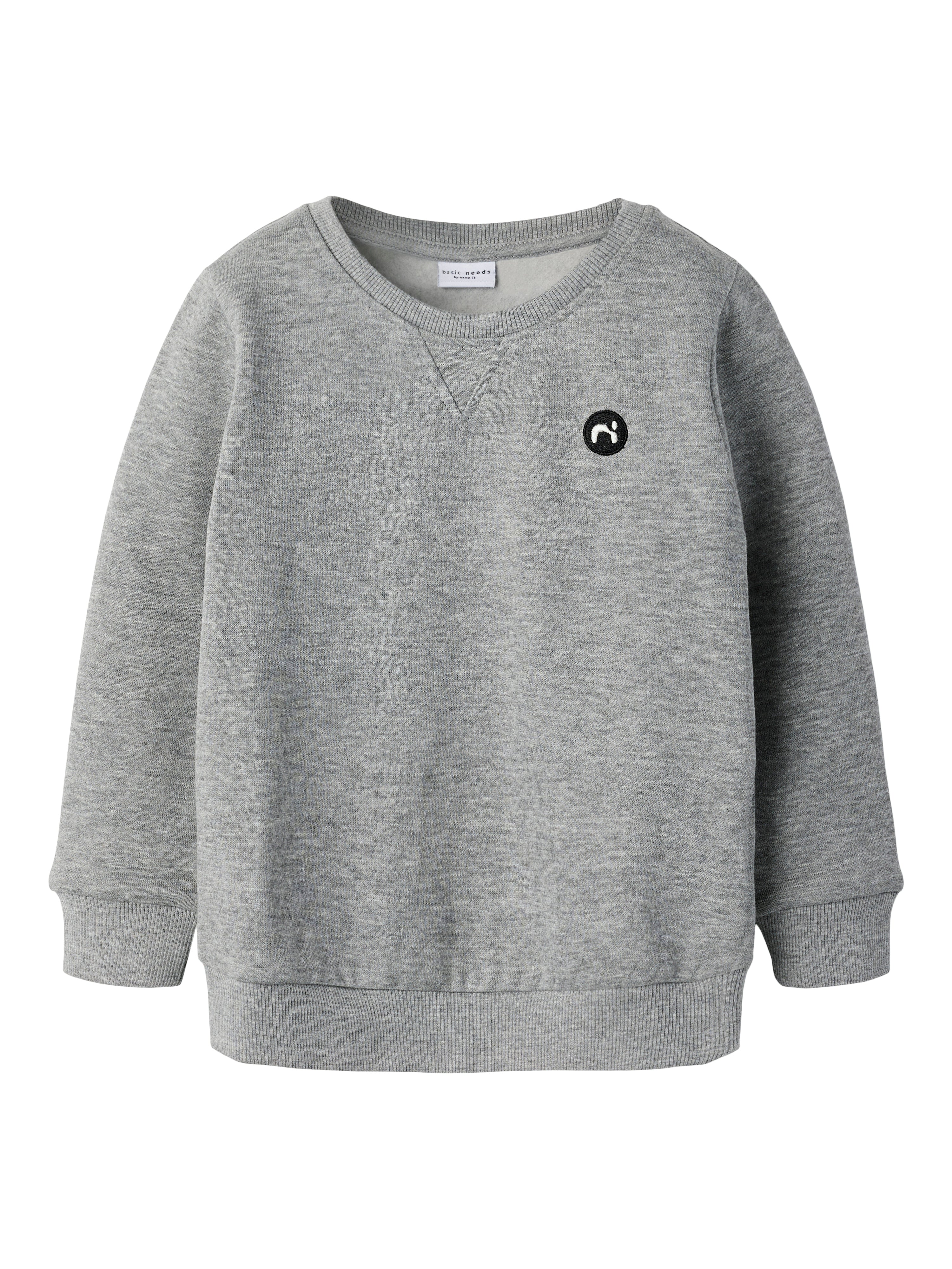 Name It Vimo - Sweat Shirt Noos - Grey Melange -   Cm