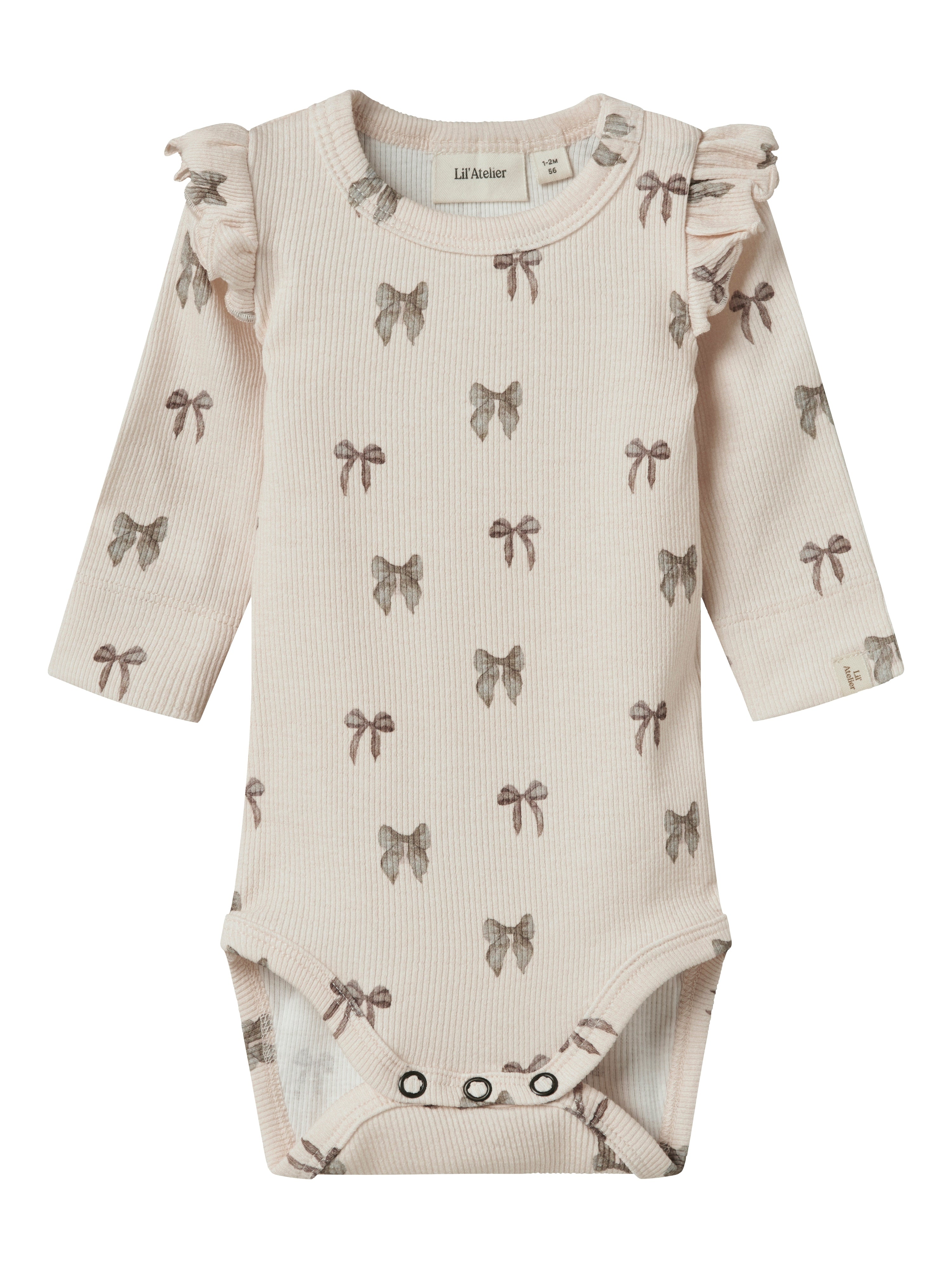 Lil Atelier Gavo Eko Slim Body med Sløjfer i Rosa