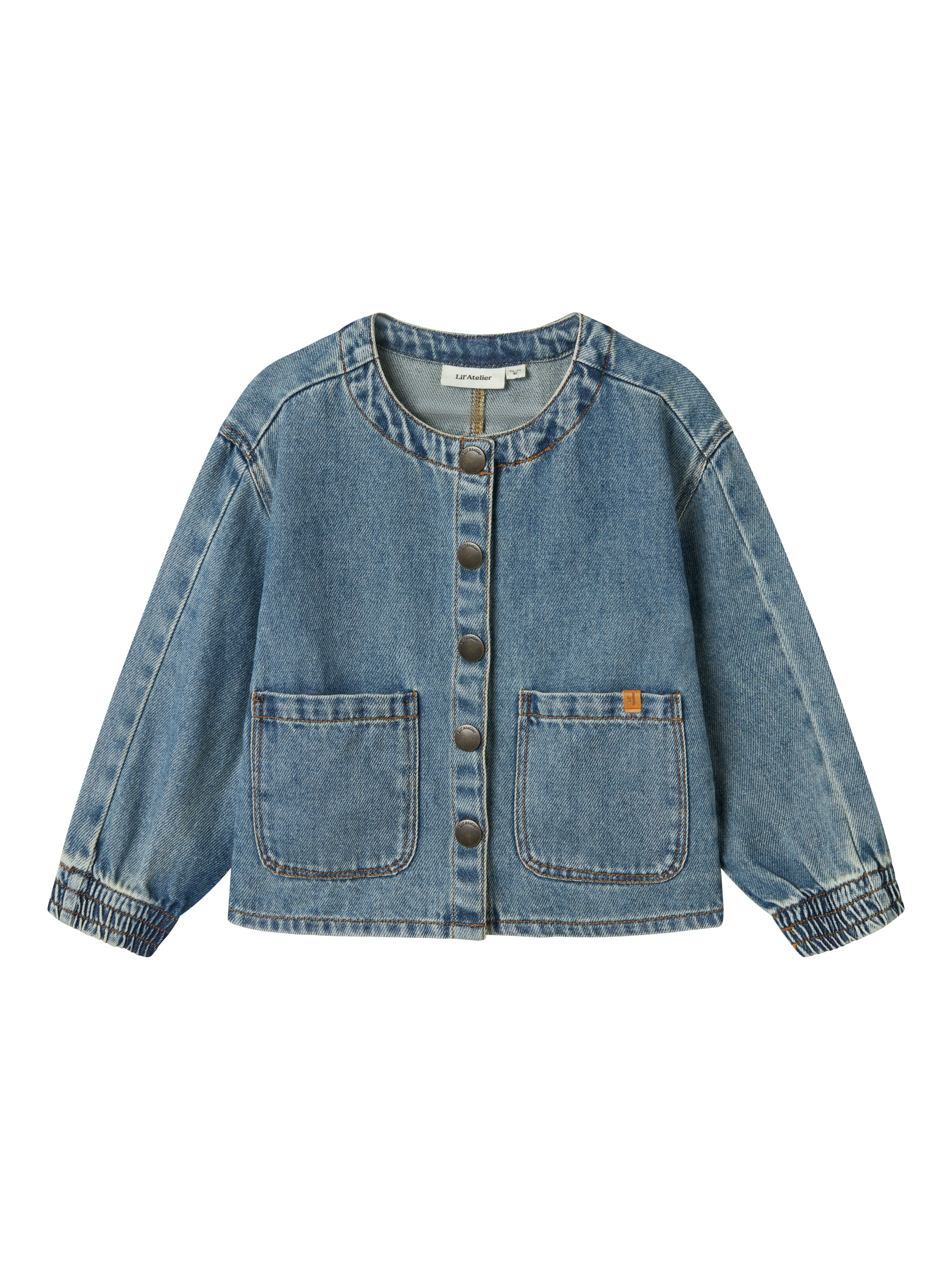 Lil Atelier Karole Denim Jakke - Blå Denim Tilbud