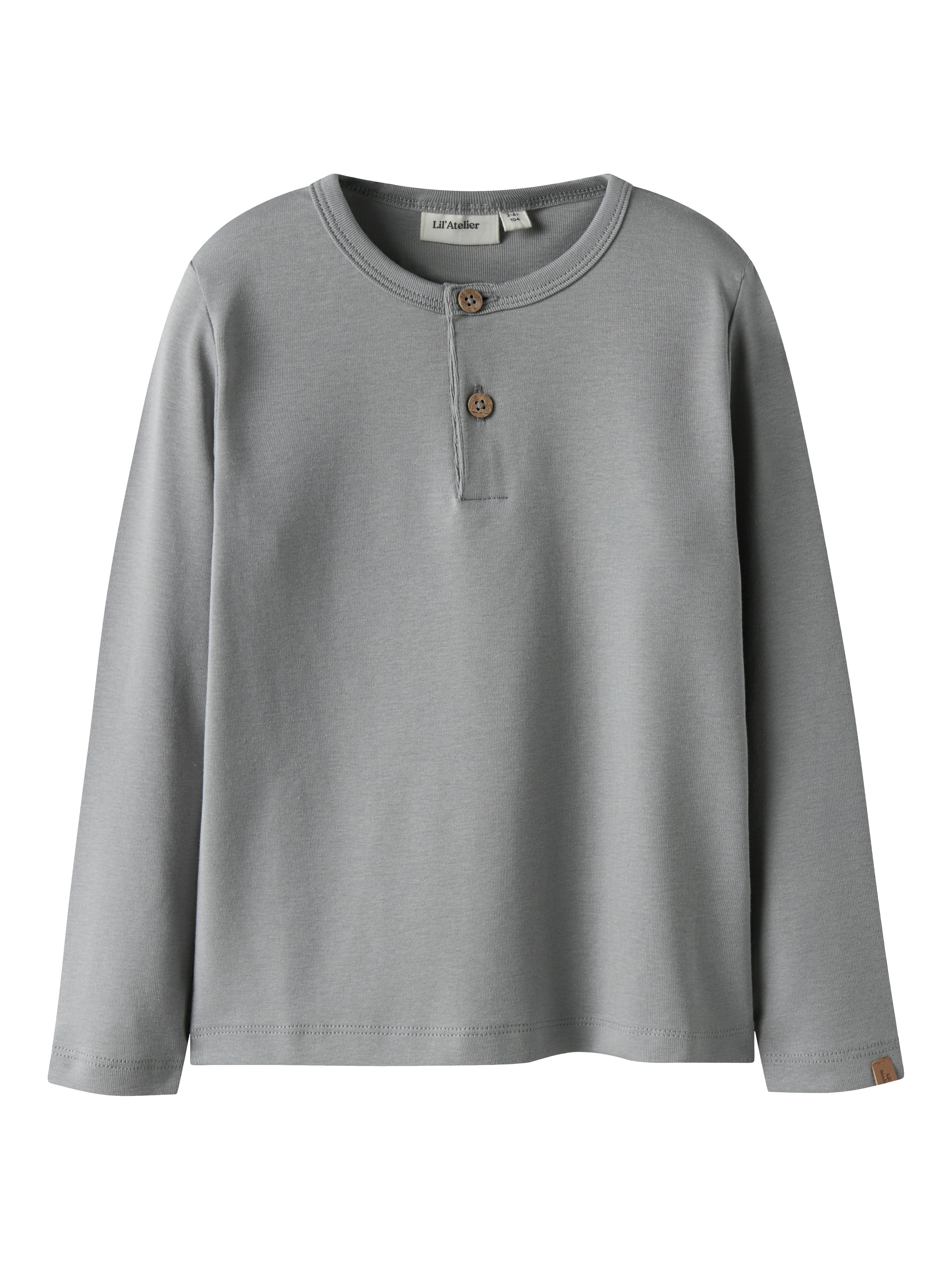 Lil Atelier Gayo Sar Top - Kvalitetsbluse til Børn i Grå