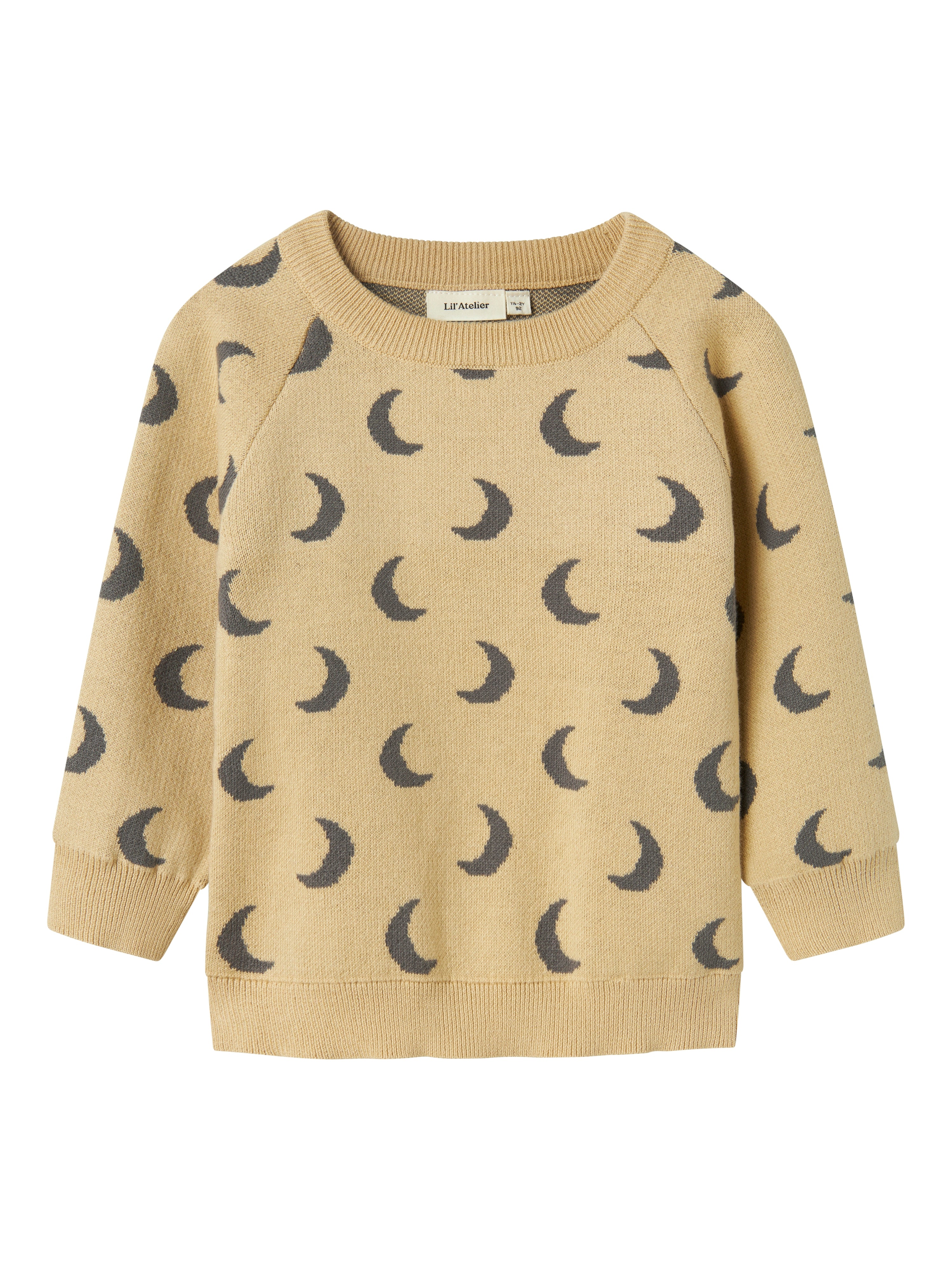Lil Atelier Lulio Strikbluse - Mojave Desert - Blød Kvalitet