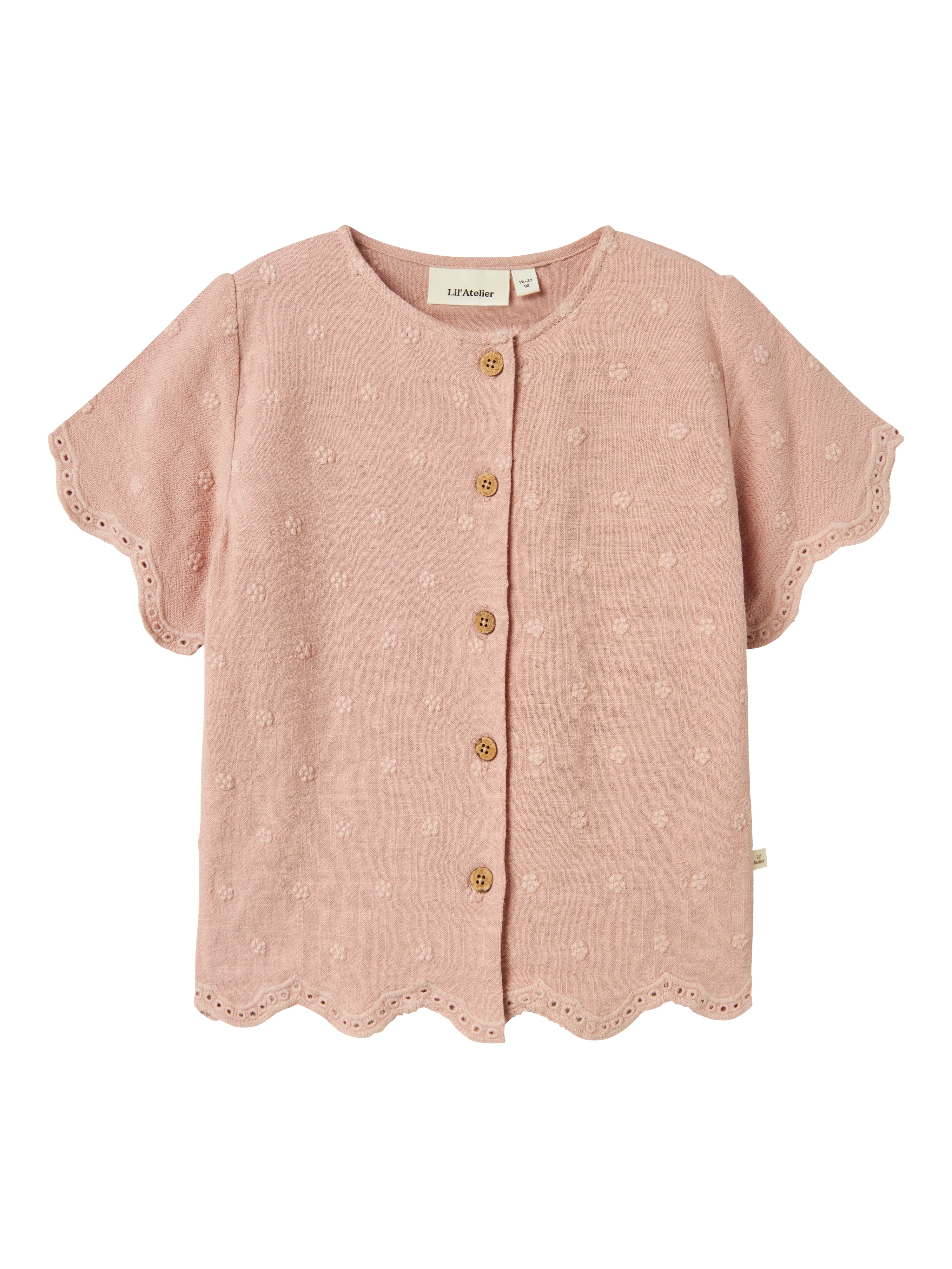 Lil Atelier Kaja Skjorte – Misty Rose til Hverdag og Fest