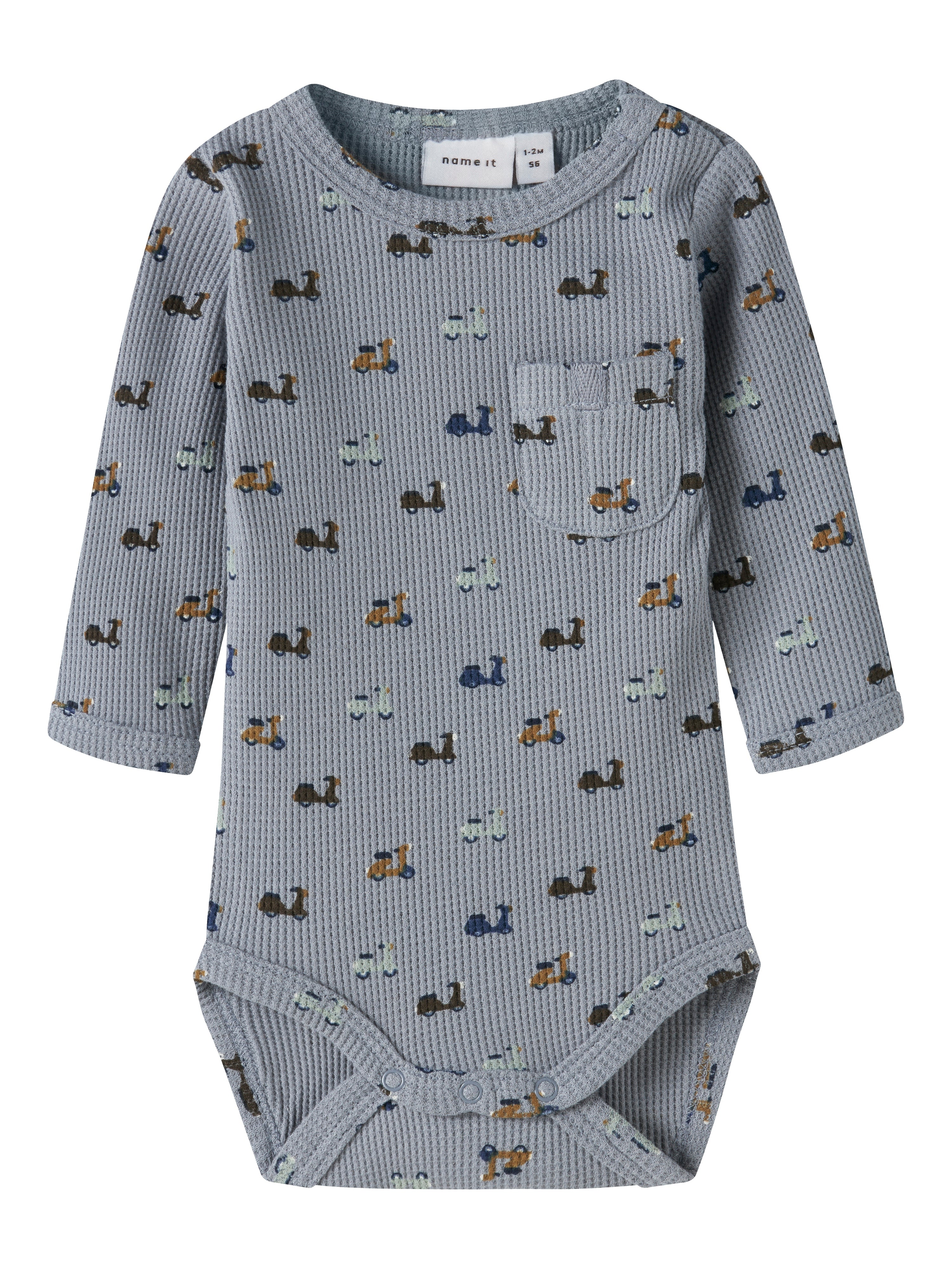 Name It Nooter Body - Økologisk Bomuld med Scooter Print