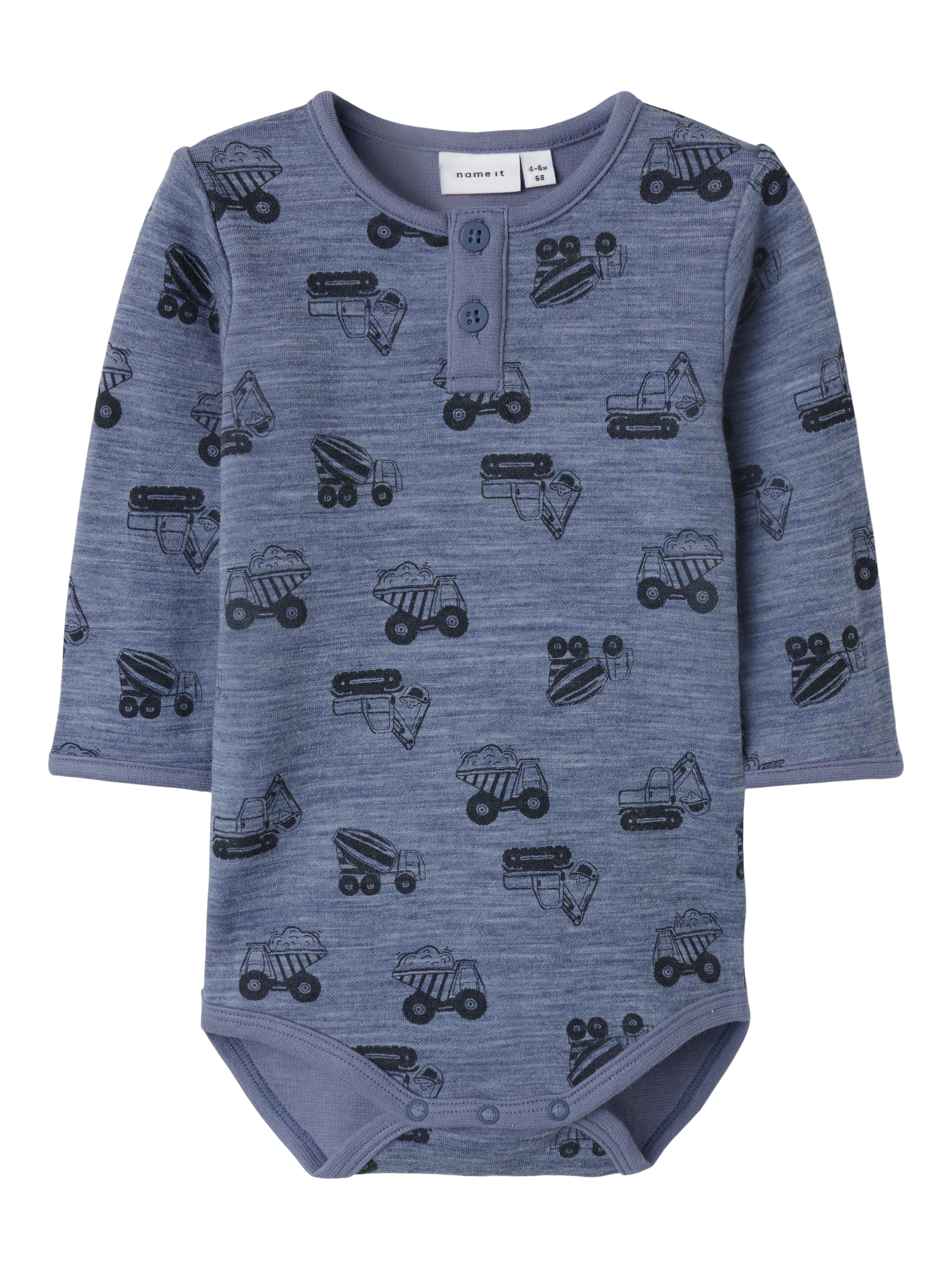 Name It Wuppo Uld Body – Folkstone Grå til Børn