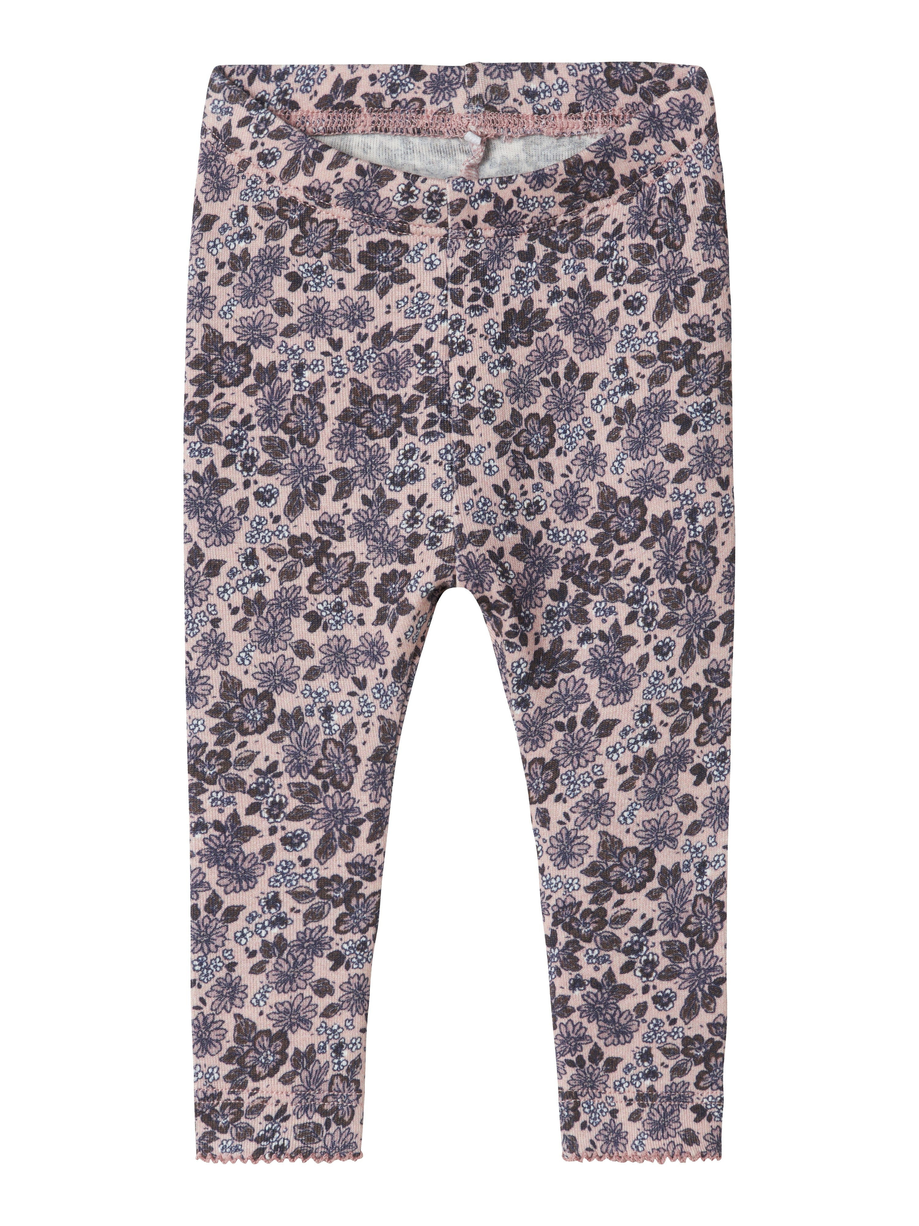 Name It Oalia Leggings – Lilla Blomsterprint til Børn