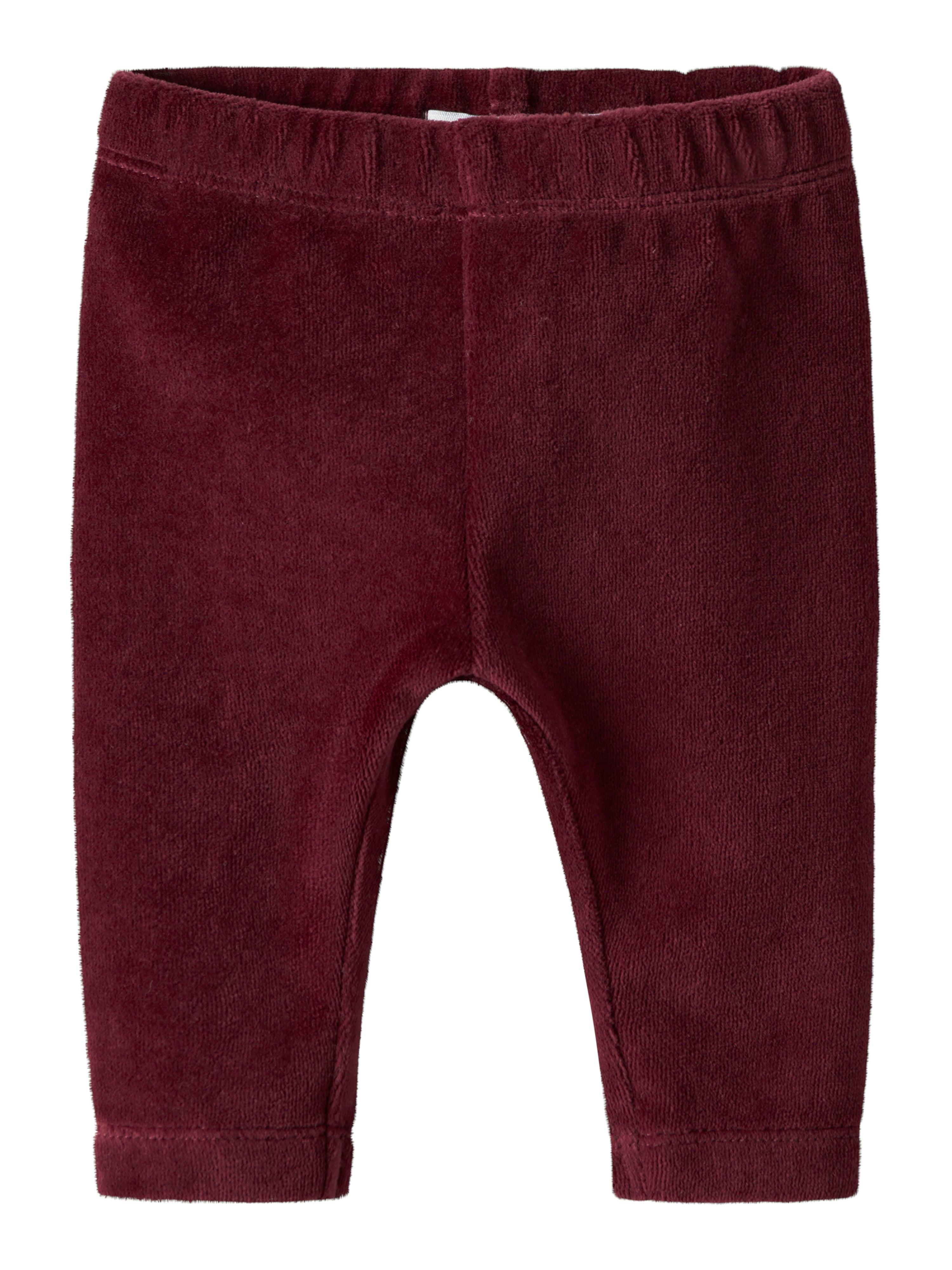 Name It Roxy Velour Leggings - Elegant Bourgogne Farve
