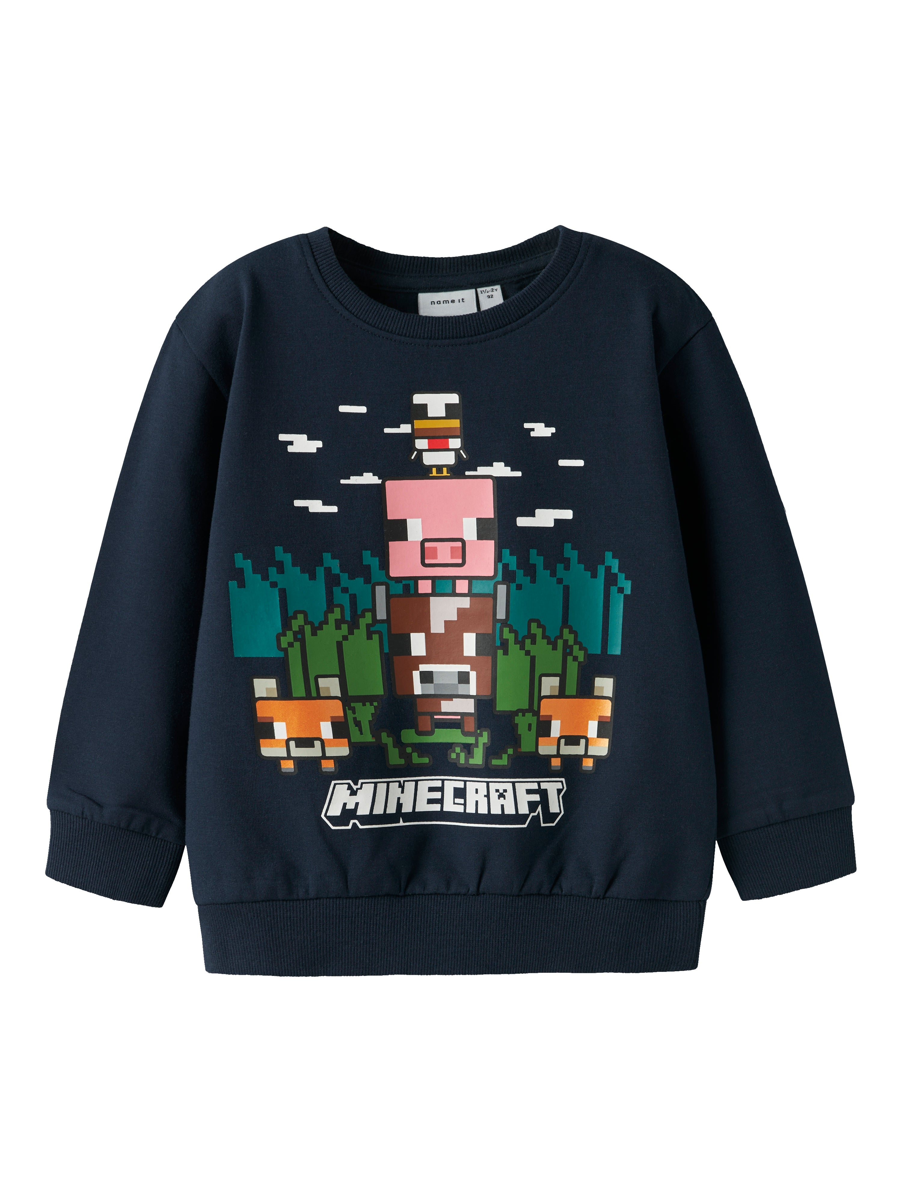 Name It Nell Minecraft Sweatshirt – Navy Blazer tilbud!