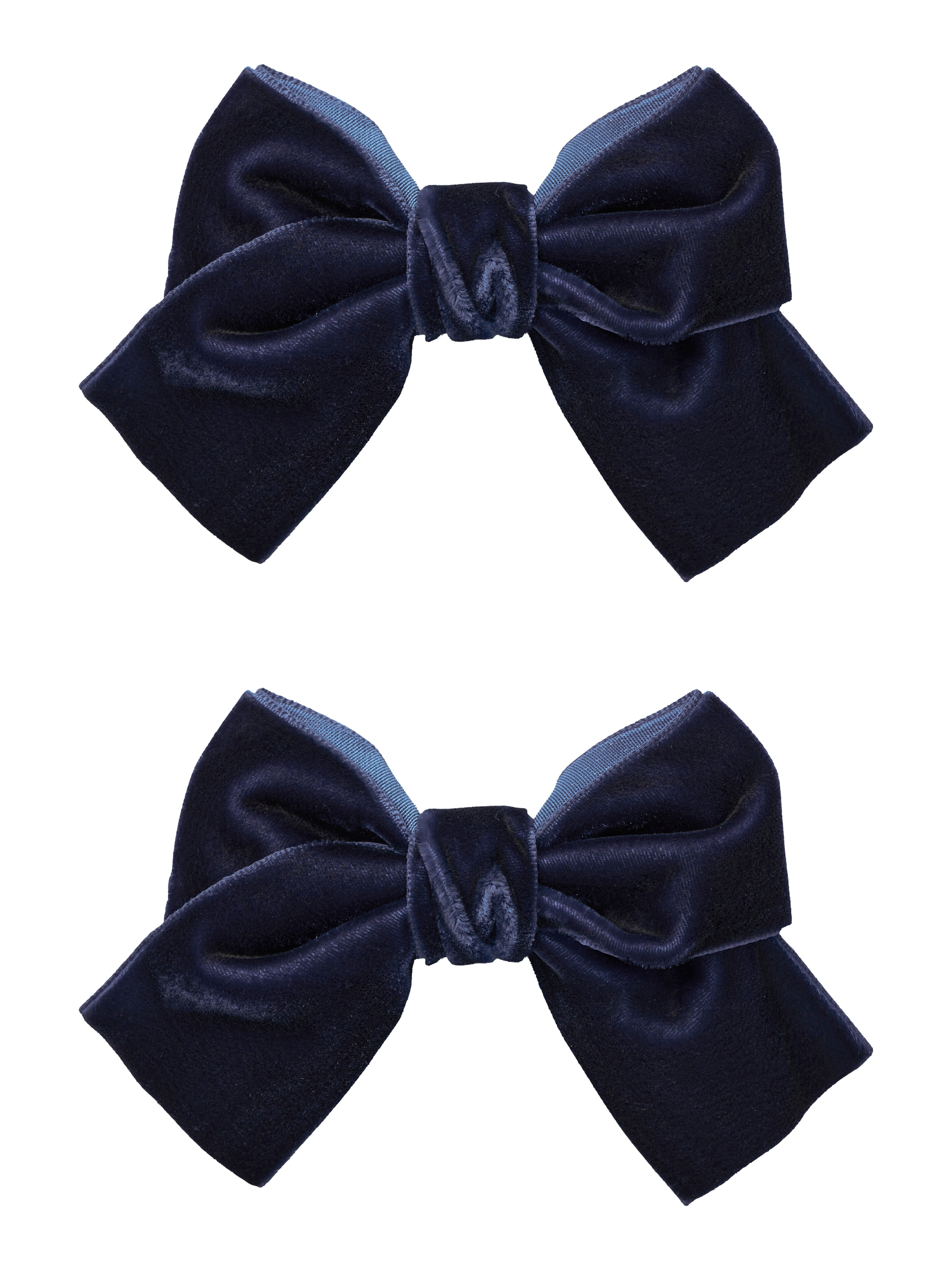 Name It Velour Hårspænder 2 Pak – Beacon Blue Tilbud!