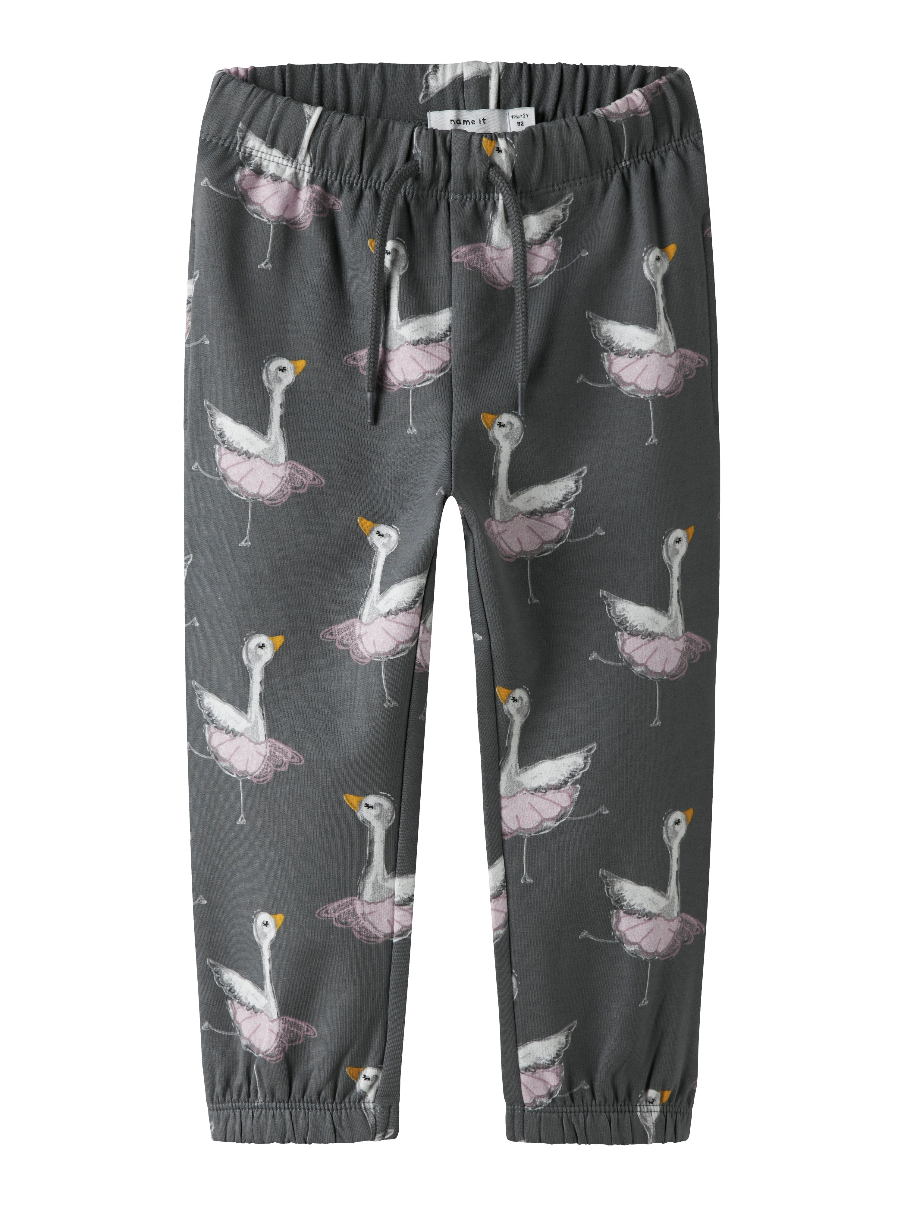 Name It Swana Sweatpants - Lava Smoke - Justerbar Talje