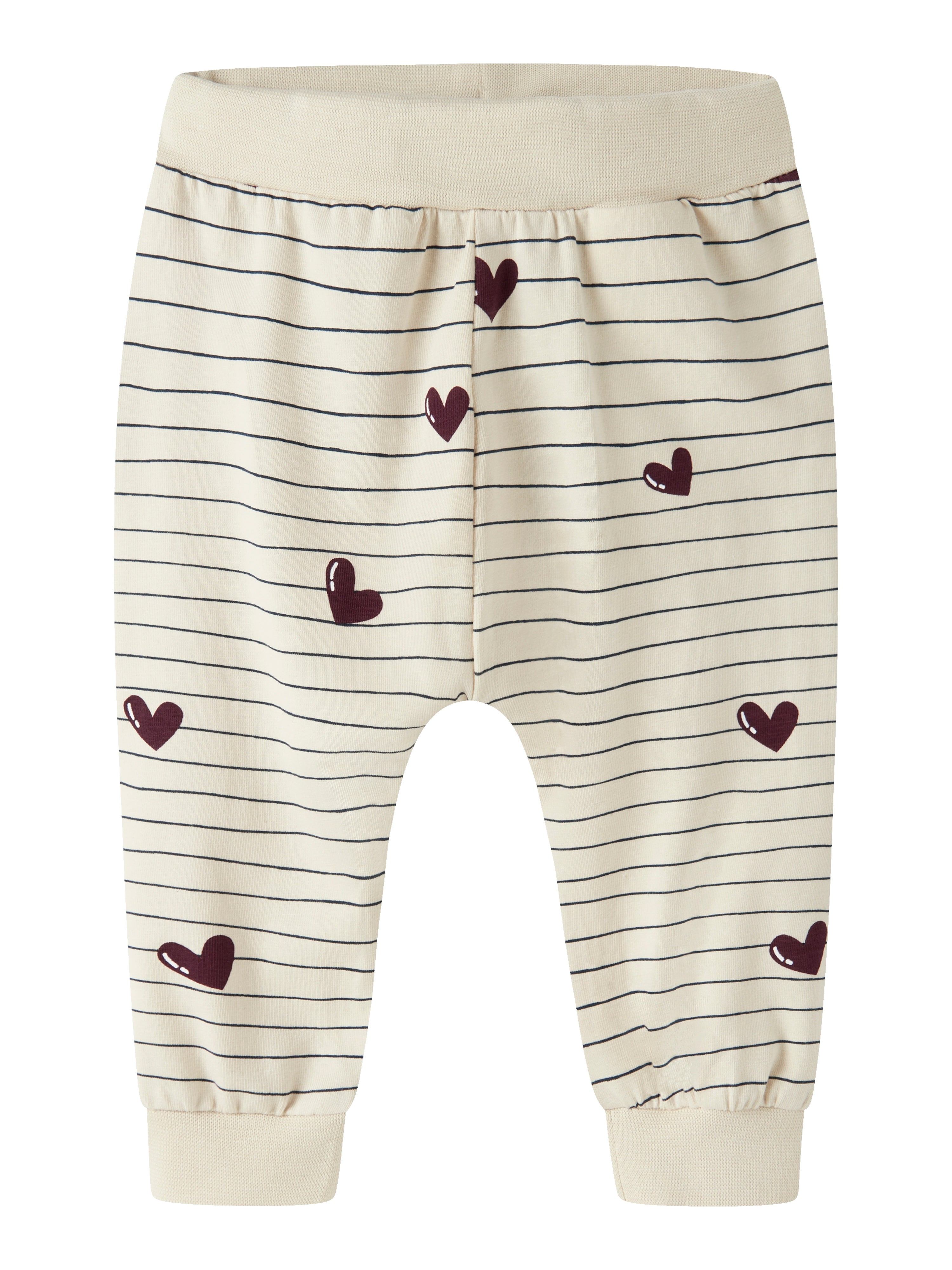 Name It Vandora Bukser - Sommer Sand med Hjerteprint