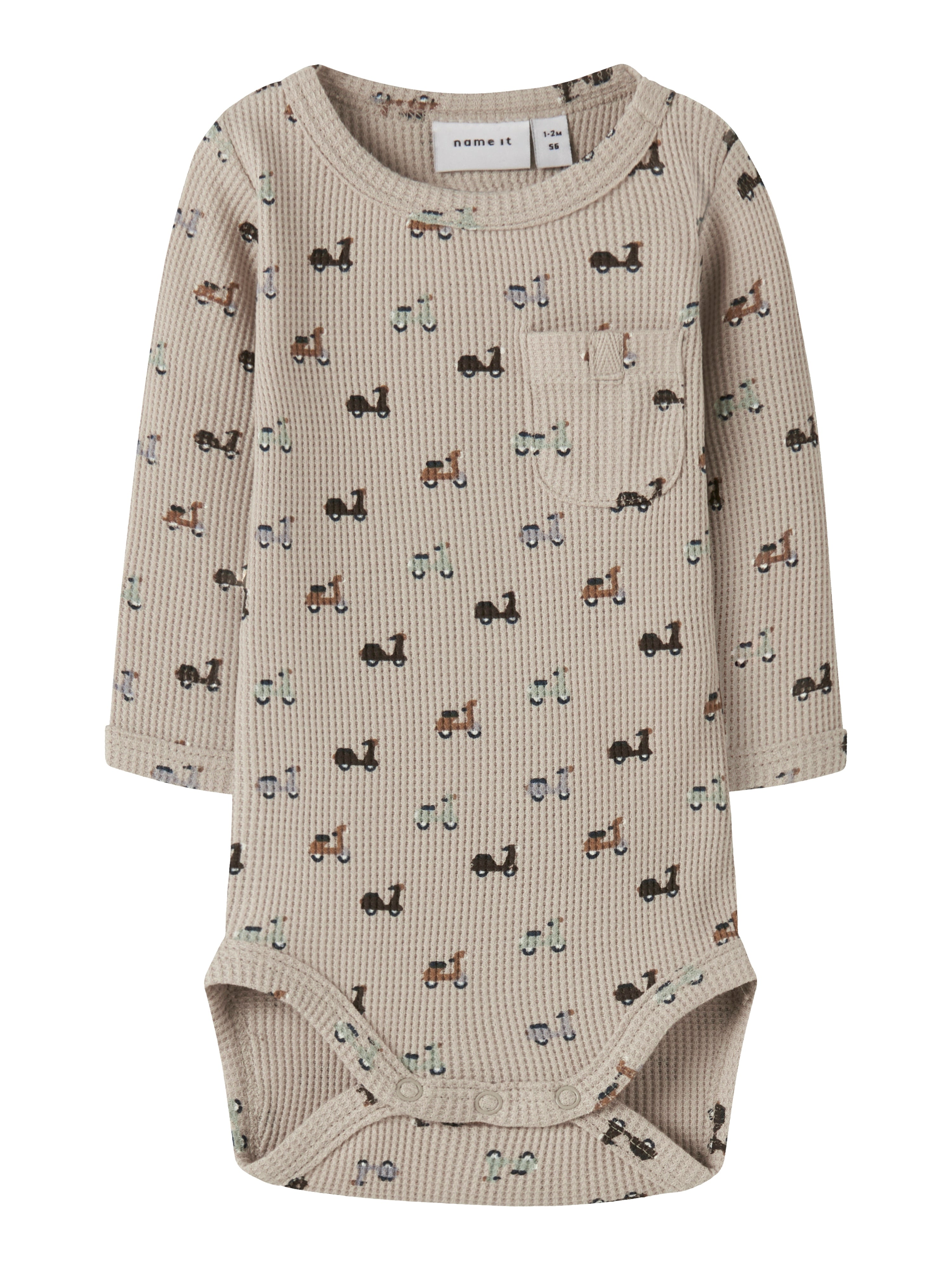 Name It Nooter Body - Økologisk Bomuld med Scooter Print