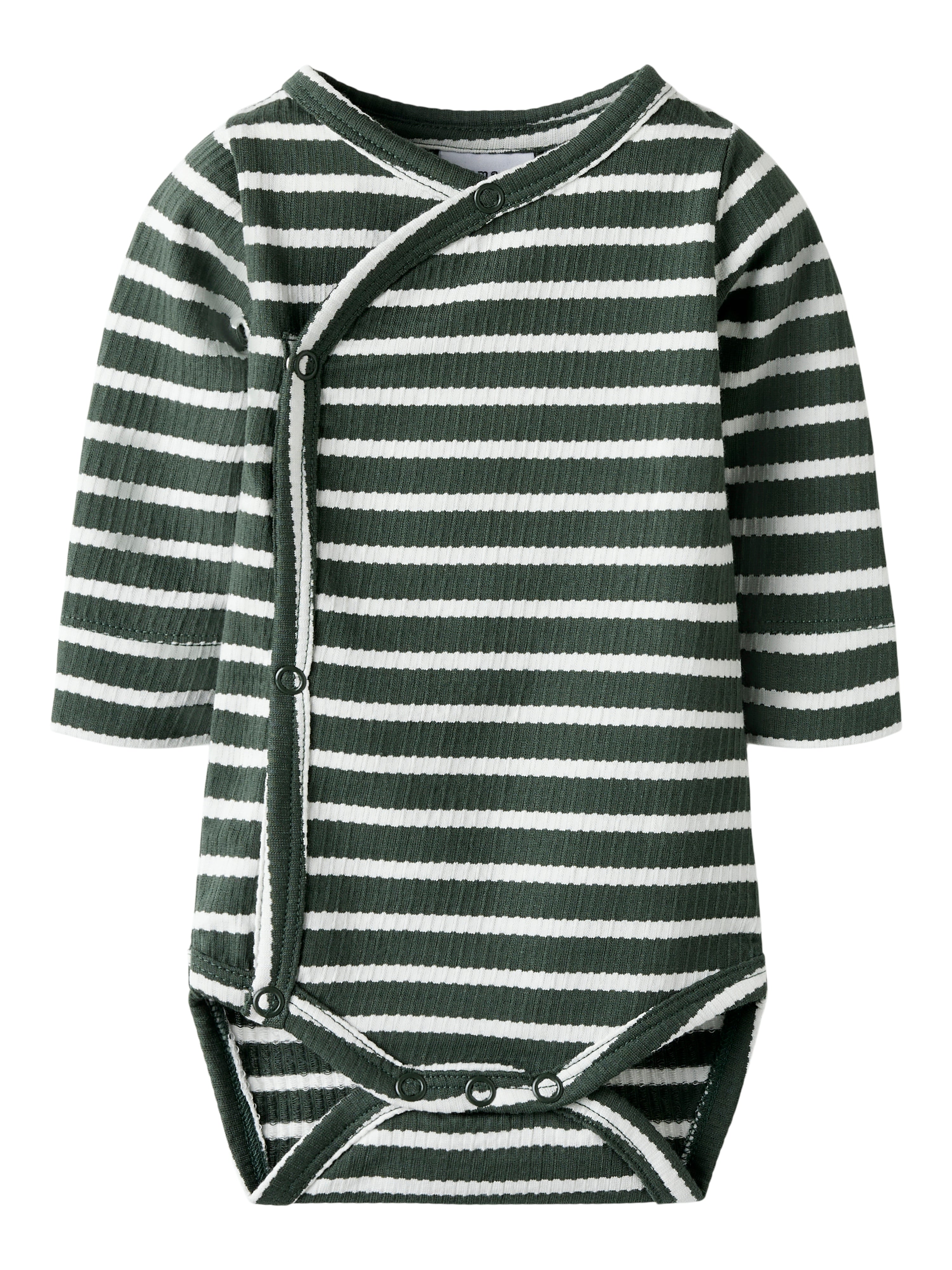 Name It Kans Ls Wrap Body – Nyfødt i Dybe Skovfarver
