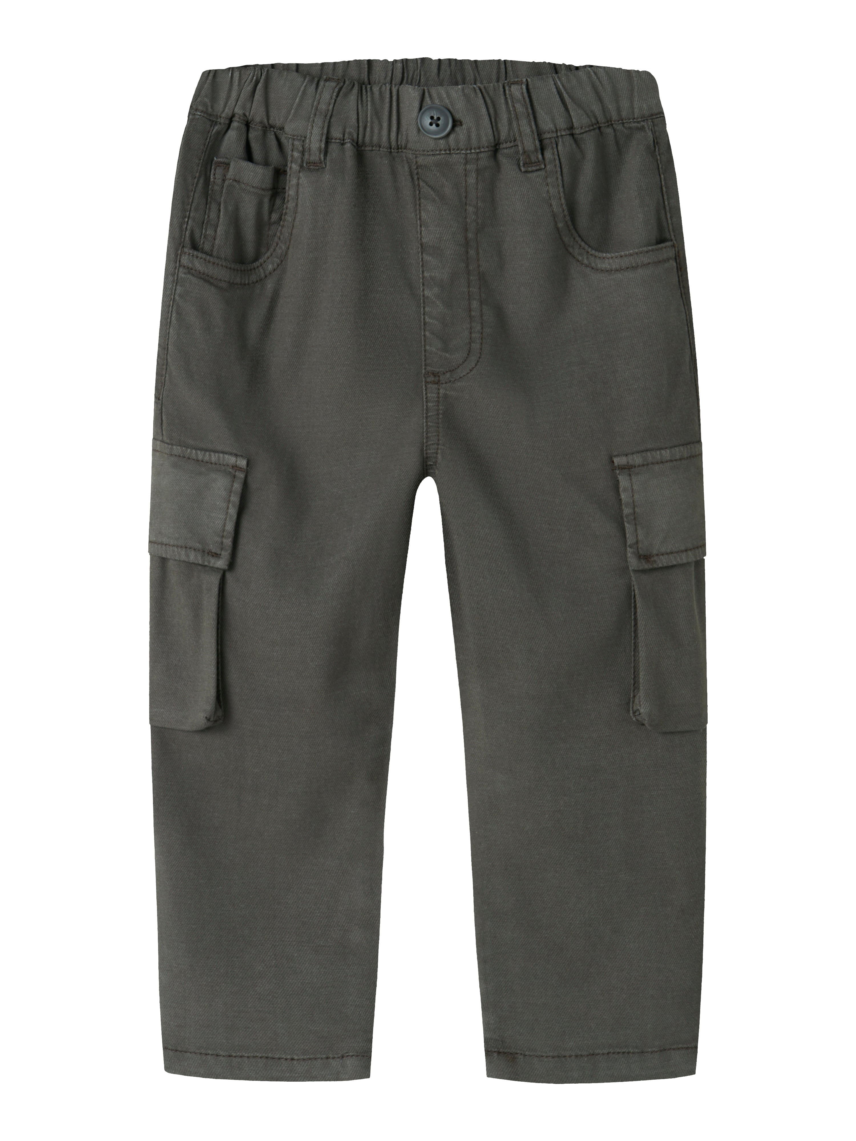 Name It Ben - Tap Cargo Pants - Peat -   Cm