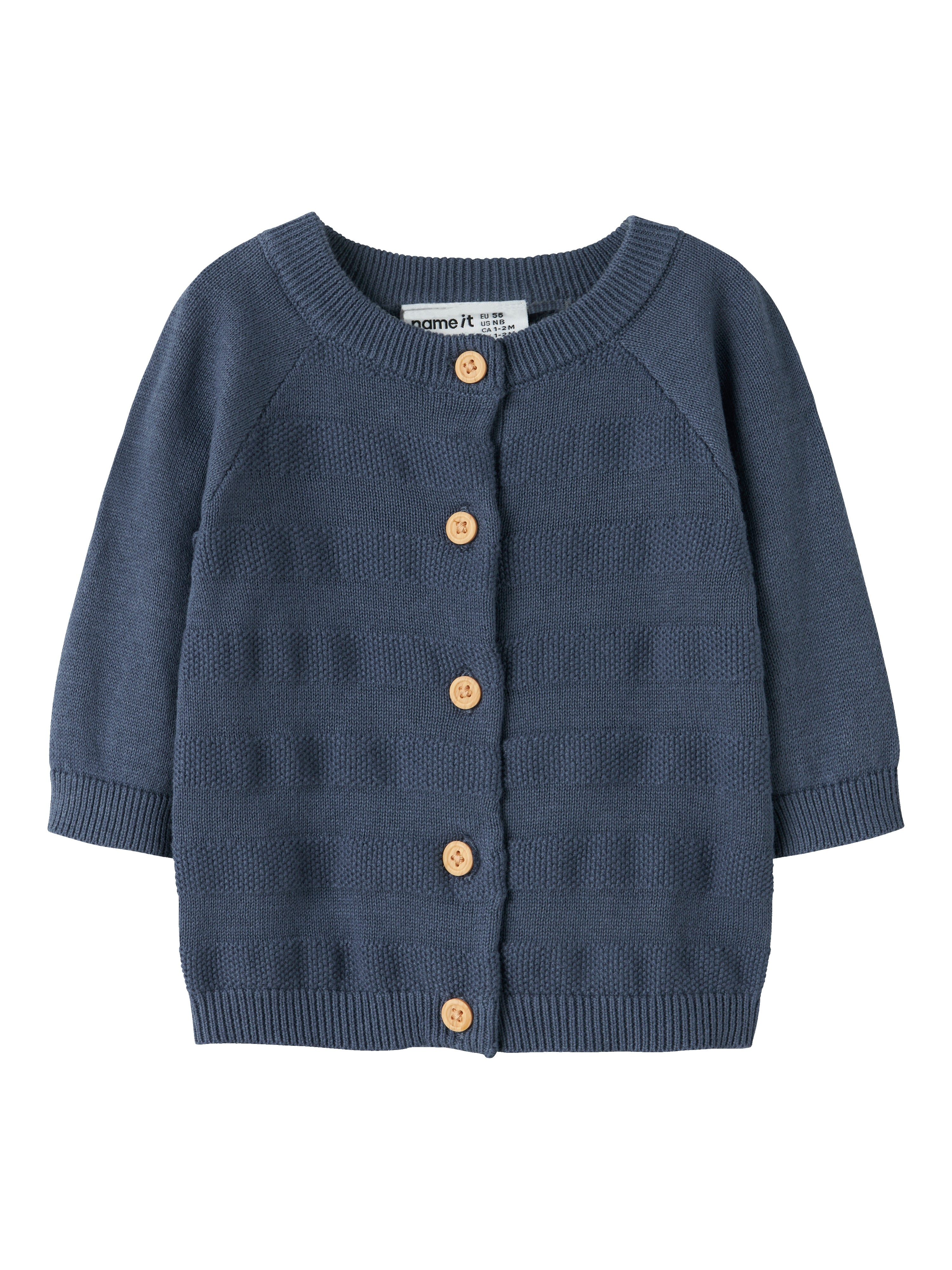 Name It Kop - Knit Cardigan - Vintage Indigo -   Cm