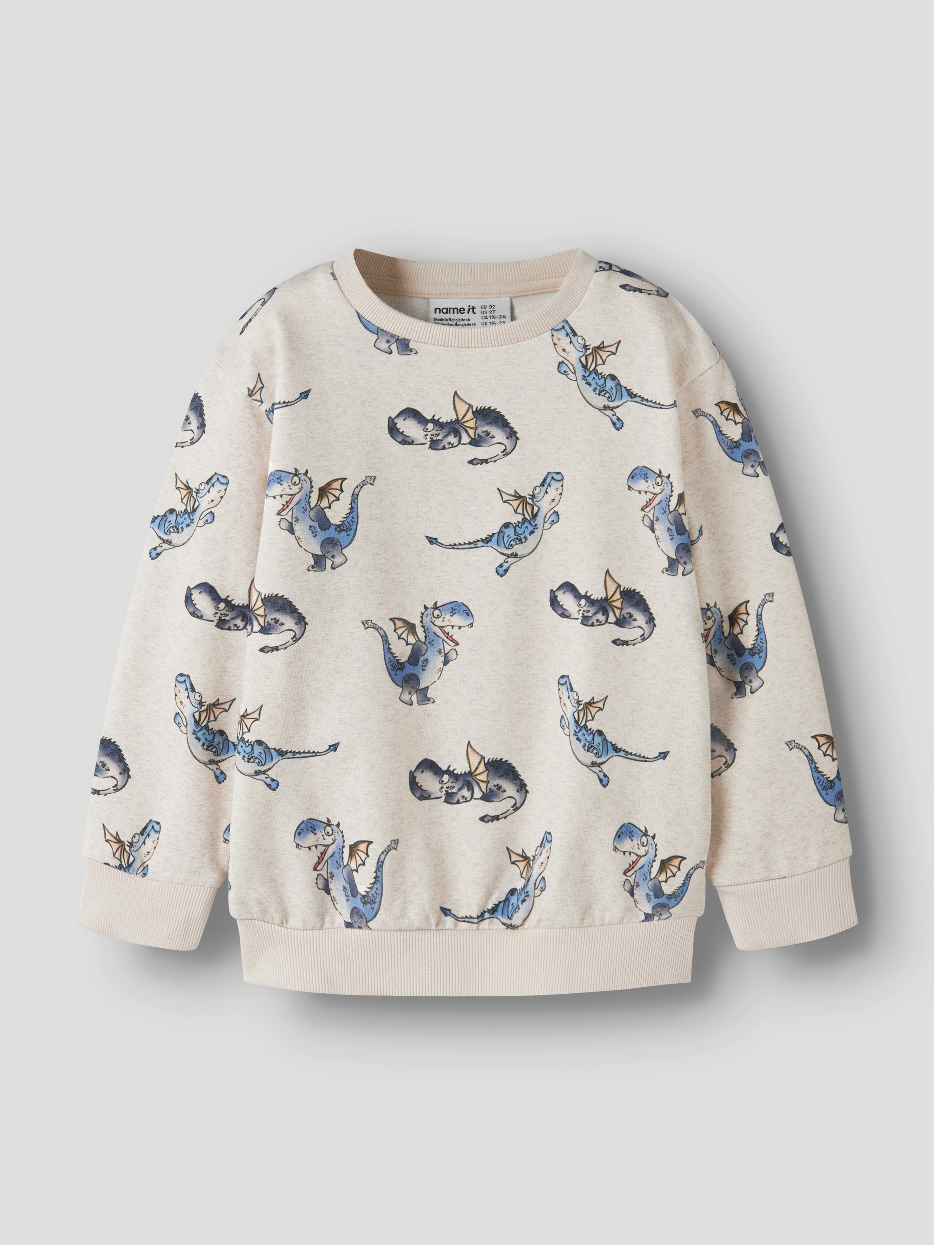 Name It Kasse - Sweat Shirt -  Peyote Melange -   Cm