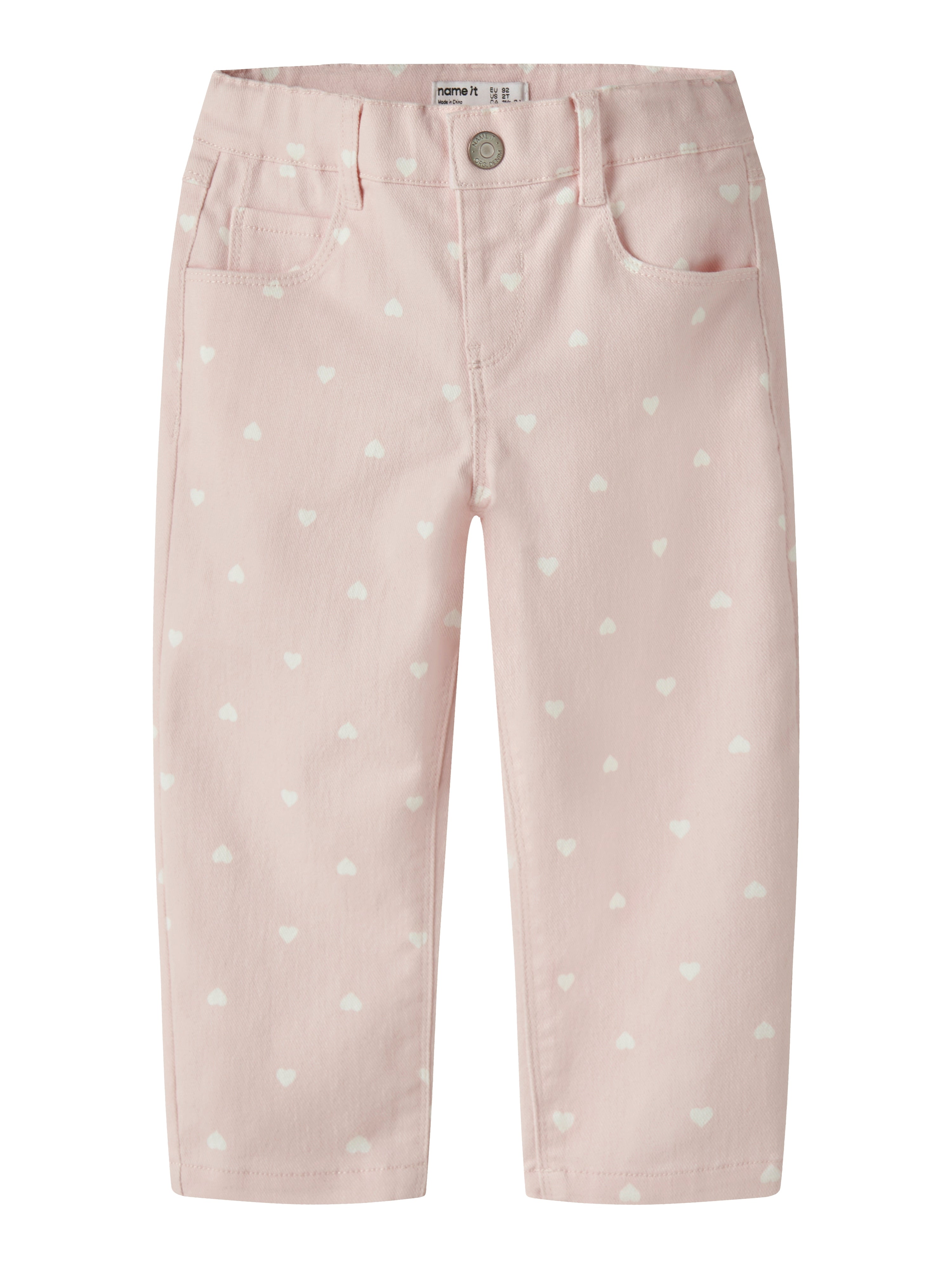 Name It Bella - Mom Twill Pants - Lotus Hearts -   Cm