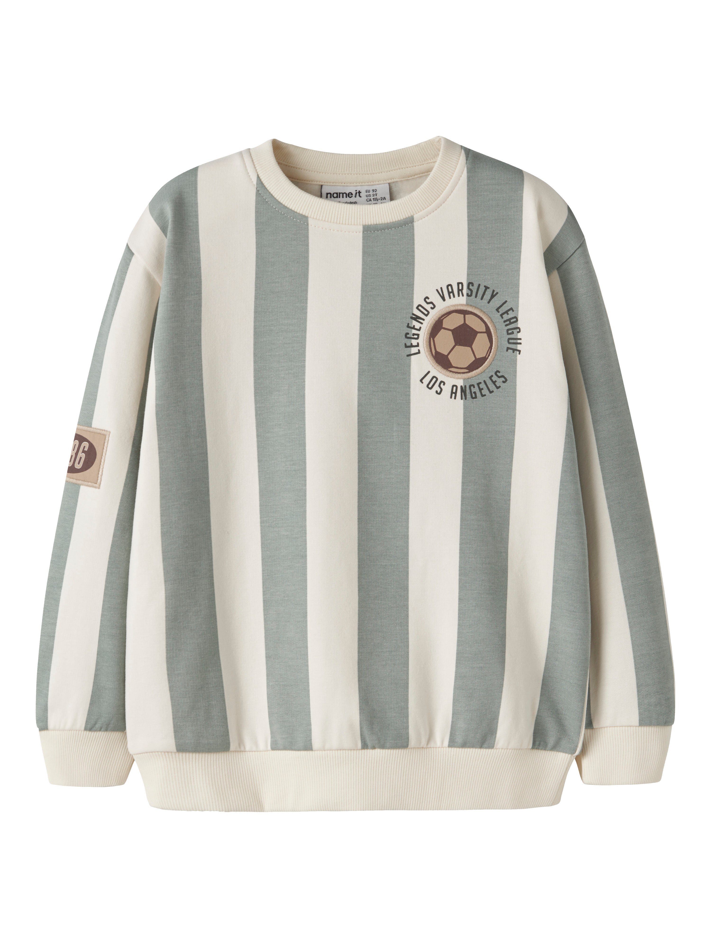 Name It Lane - Ls Sweatshirt - Antique White -   Cm
