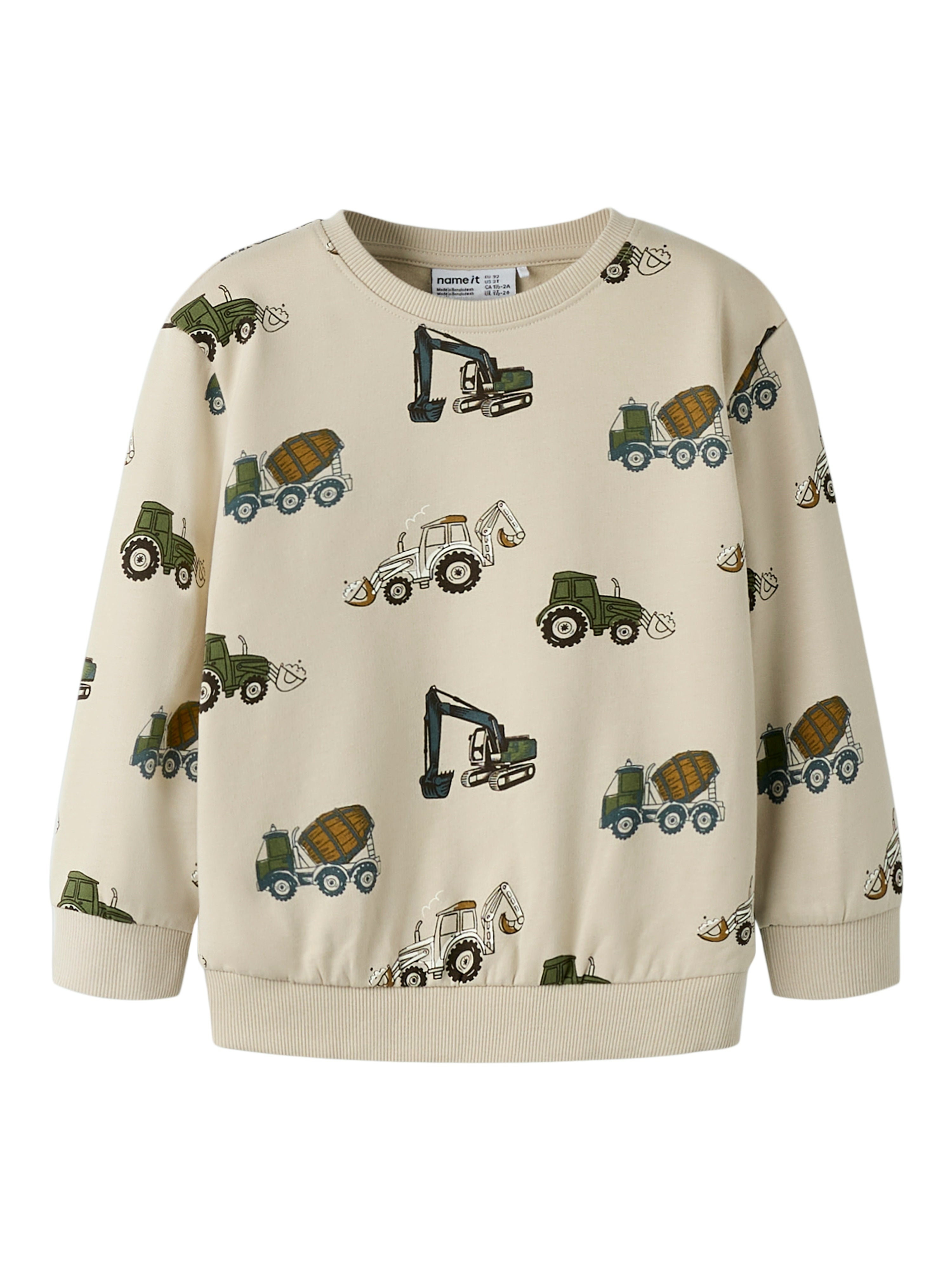 Name It Basil Sweatshirt - Peyote - Økologisk Bomuld