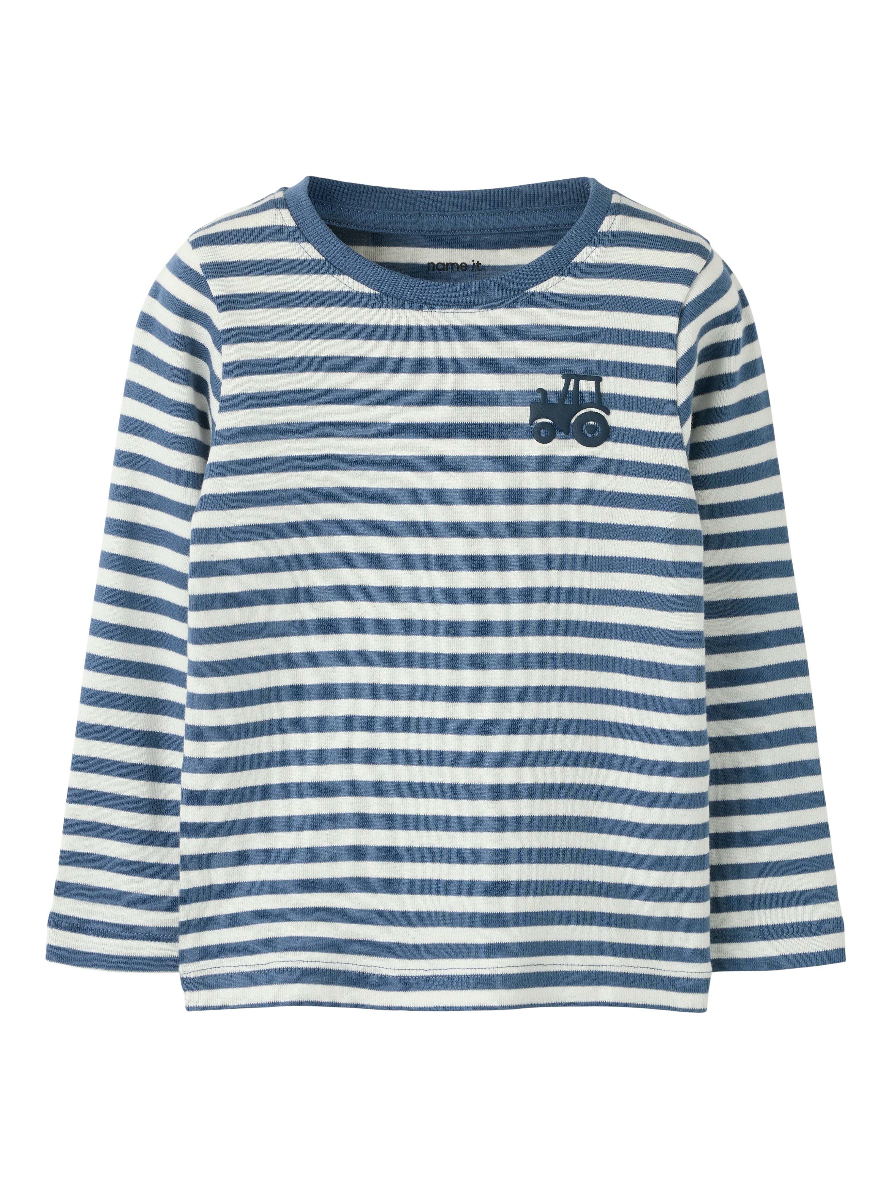 Name It Villy - Ls Slim Top - Vintage Indigo -   Cm