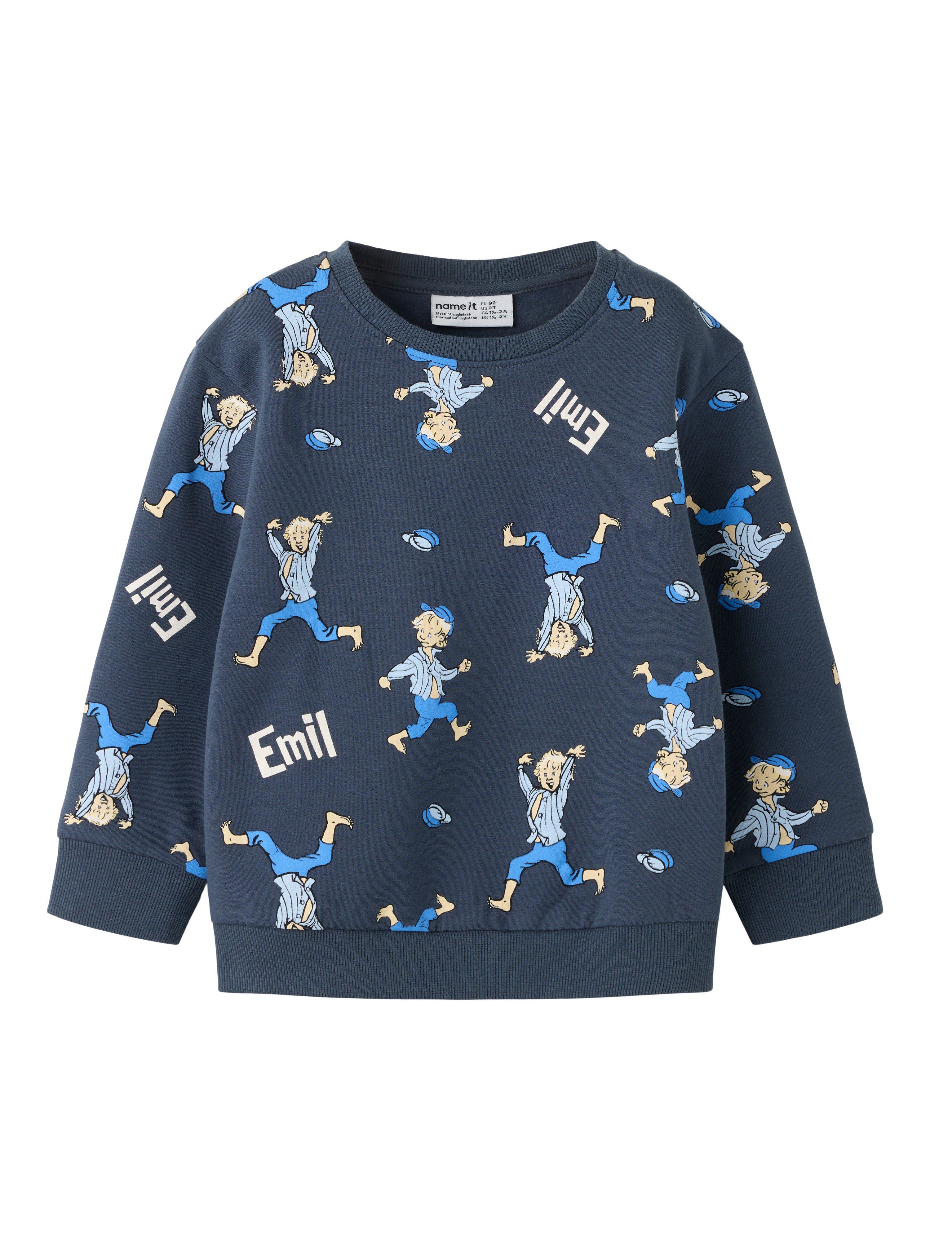 Name It Alfe Emil - Sweat - Ombre Blue -   Cm
