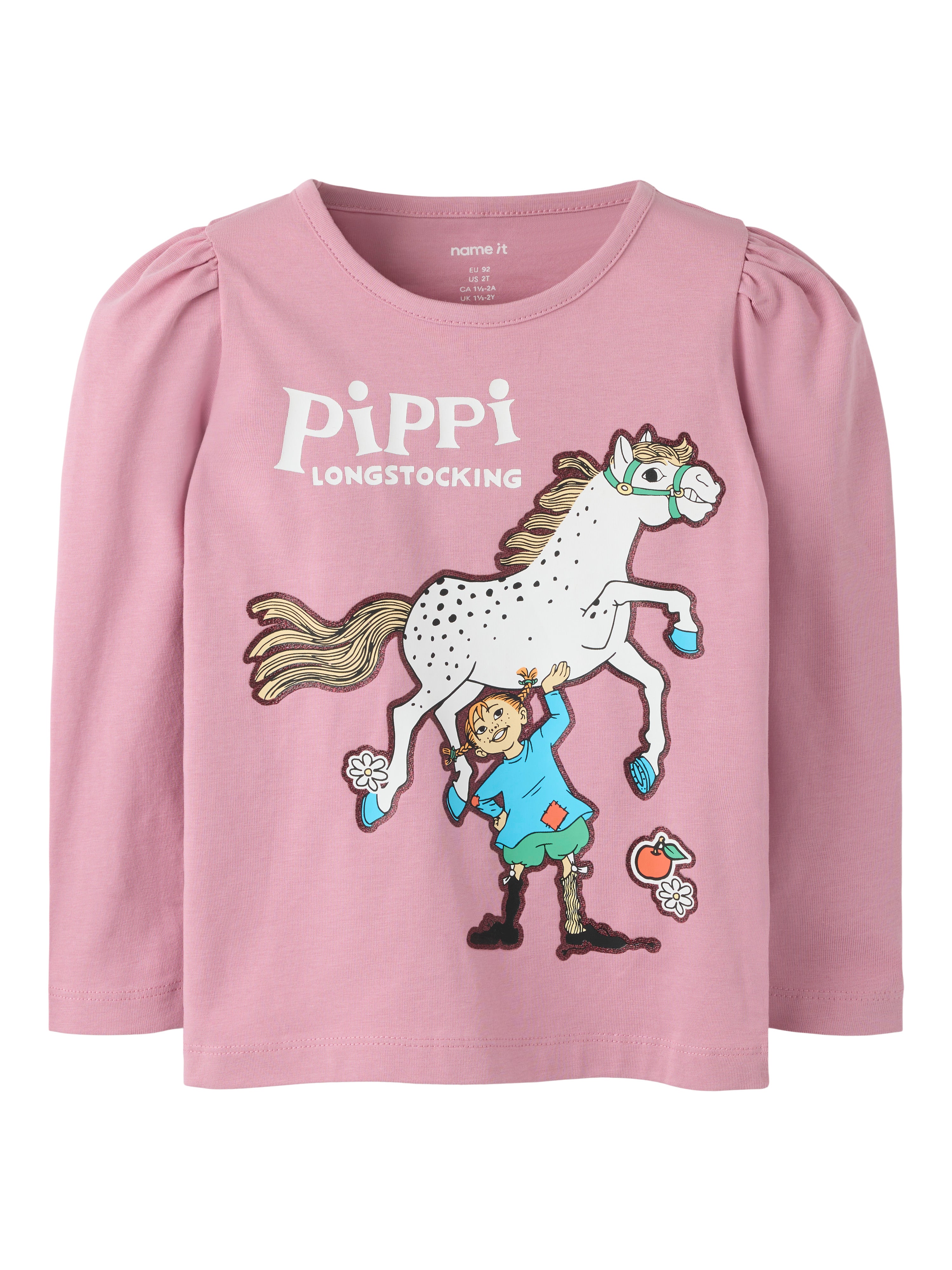 Name It Anna - Pippi Ls Top Box -  Lilas -   Cm