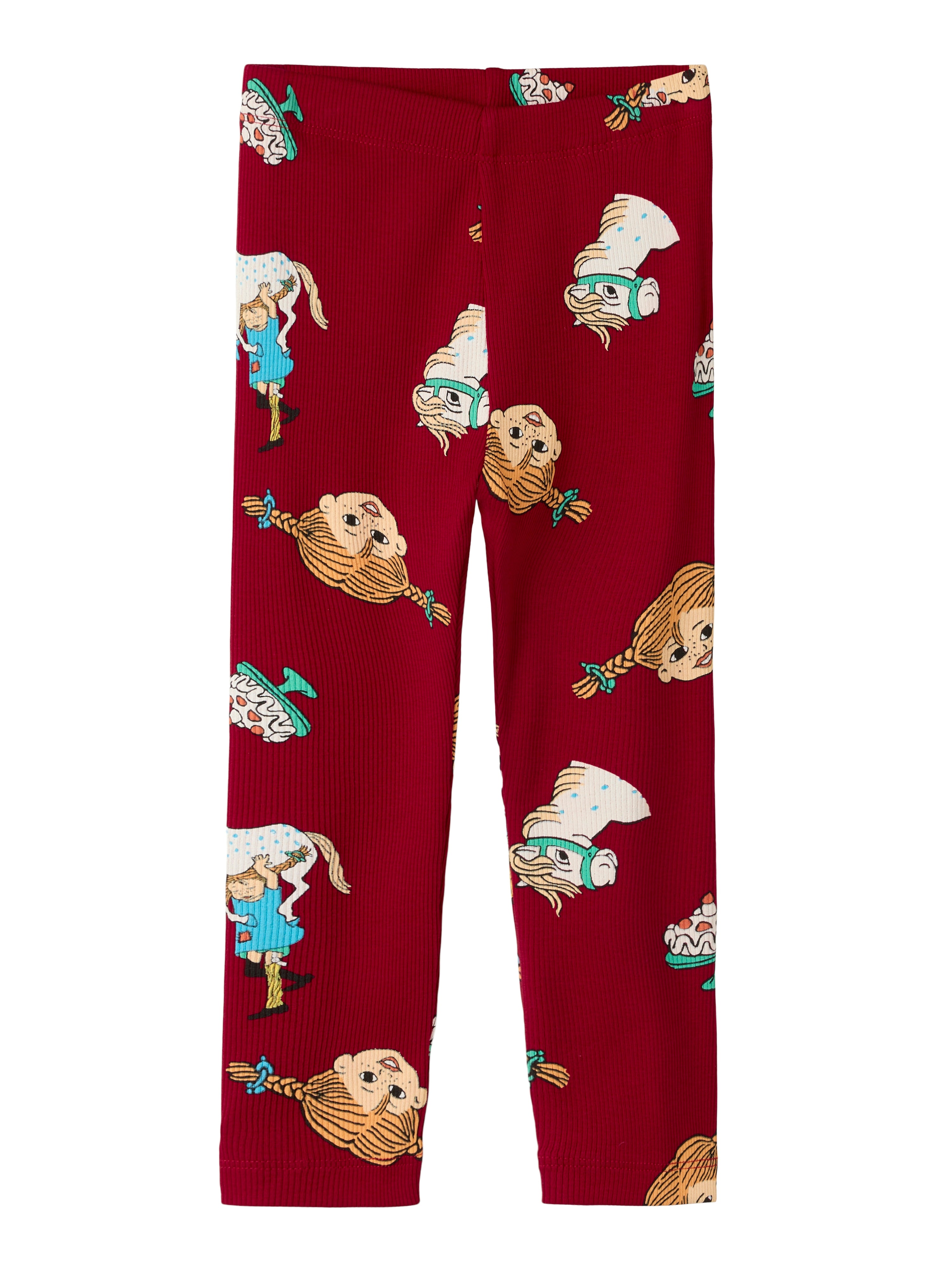Name It Soca - Pippi Legging - Urban Red -   Cm